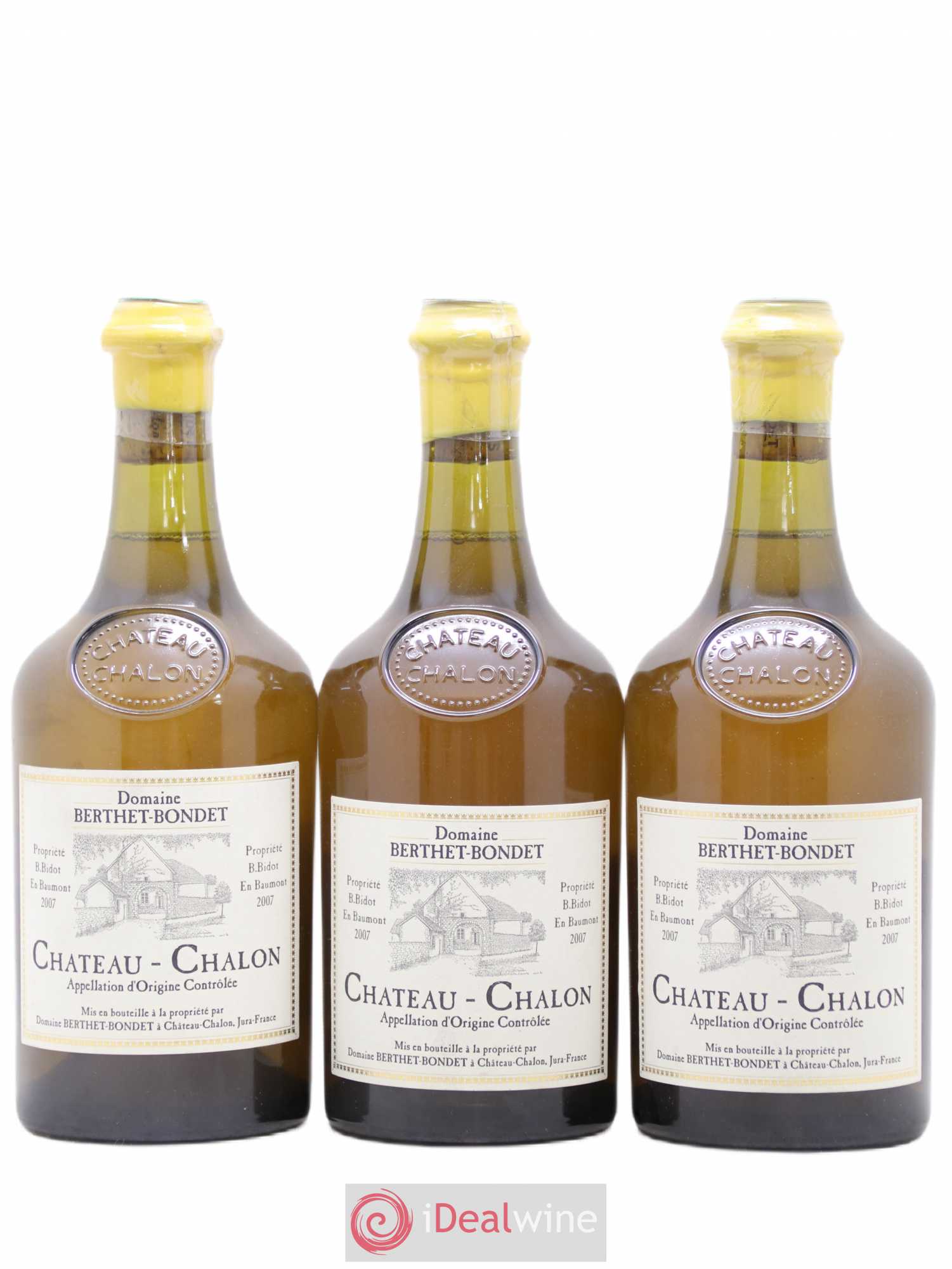 Château-Chalon Berthet-Bondet 2007 - Lot de 3 bouteilles - 0