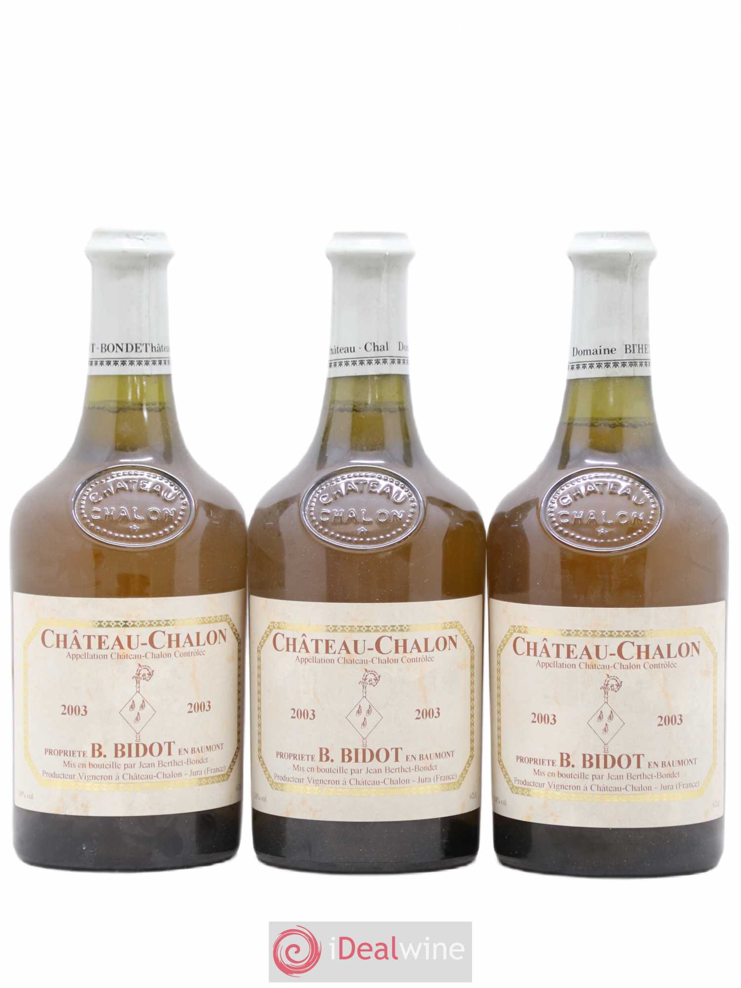 Château-Chalon Berthet-Bondet 2003 - Lot de 3 bouteilles - 0