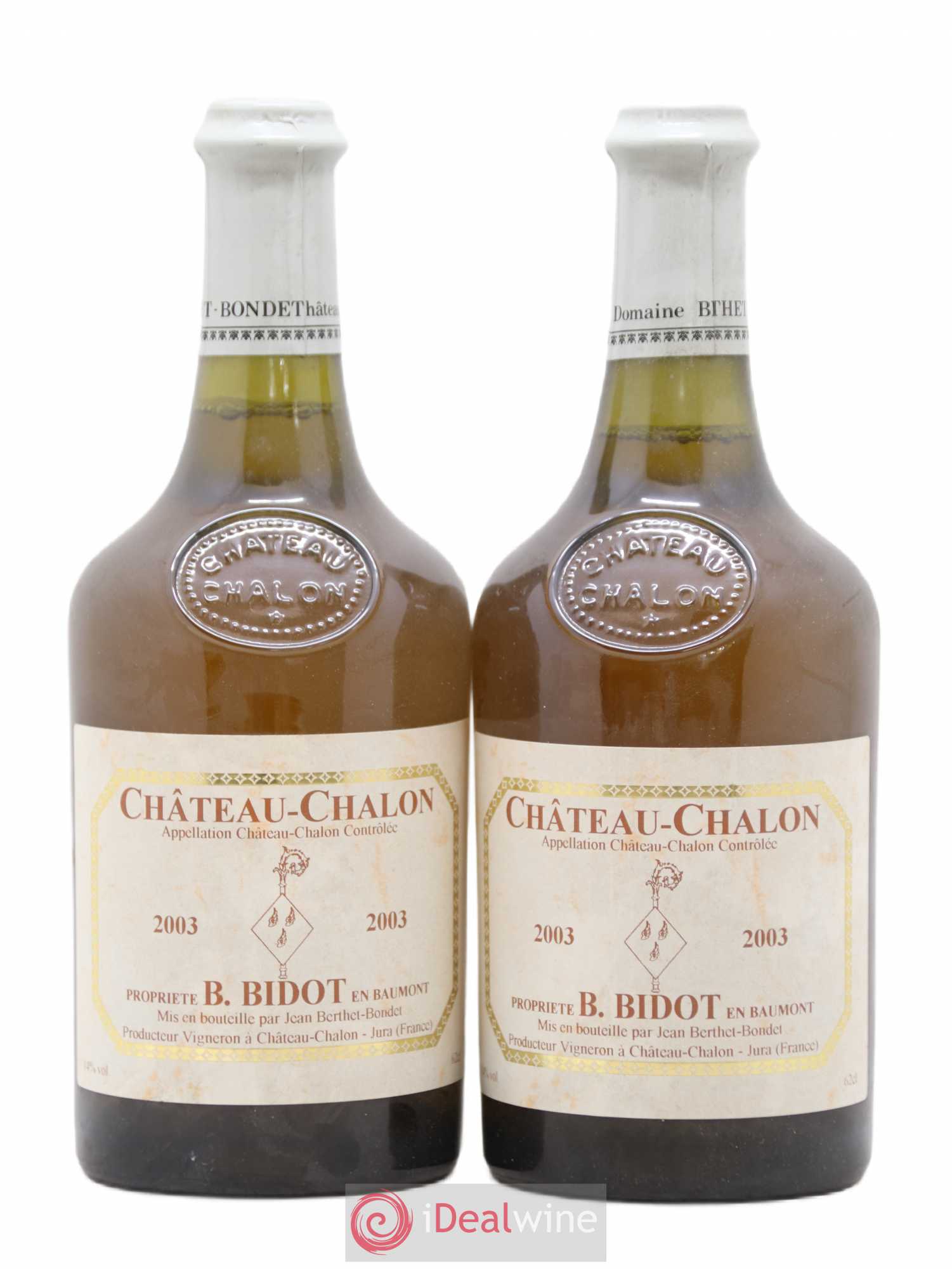Château-Chalon Berthet-Bondet 2003 - Lot de 2 bouteilles - 0
