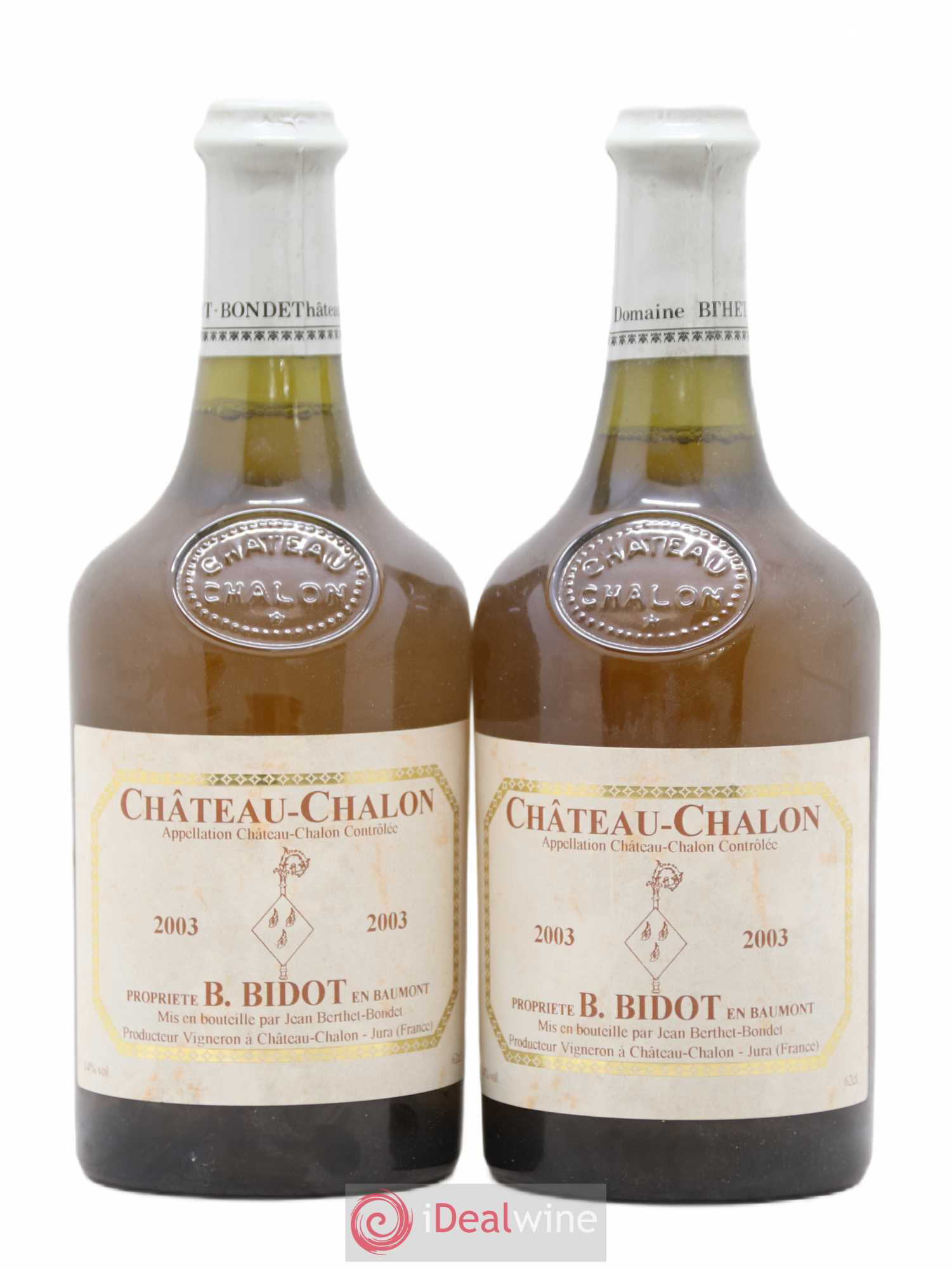 Château-Chalon Berthet-Bondet 2003 - Lot de 2 bouteilles - 0