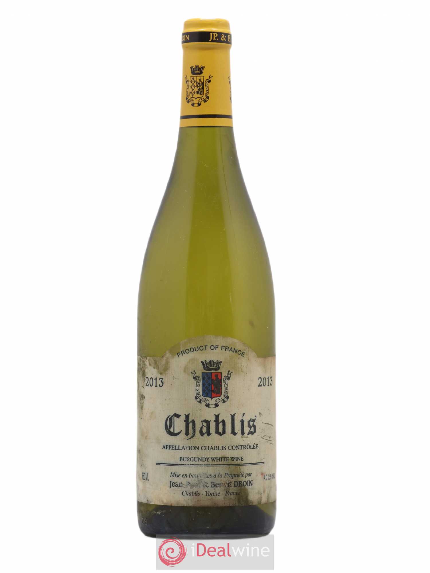 Chablis Jean-Paul & Benoît Droin (Domaine) 2013 - Lot de 1 bouteille - 0