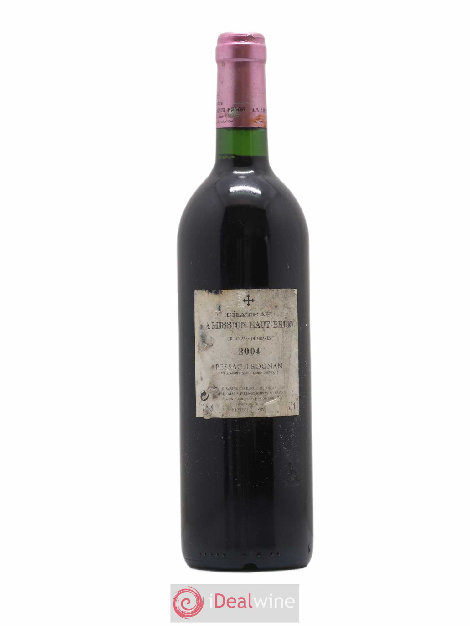 Château la Mission Haut-Brion Cru Classé de Graves 2004 - Lot de 1 bouteille - 1