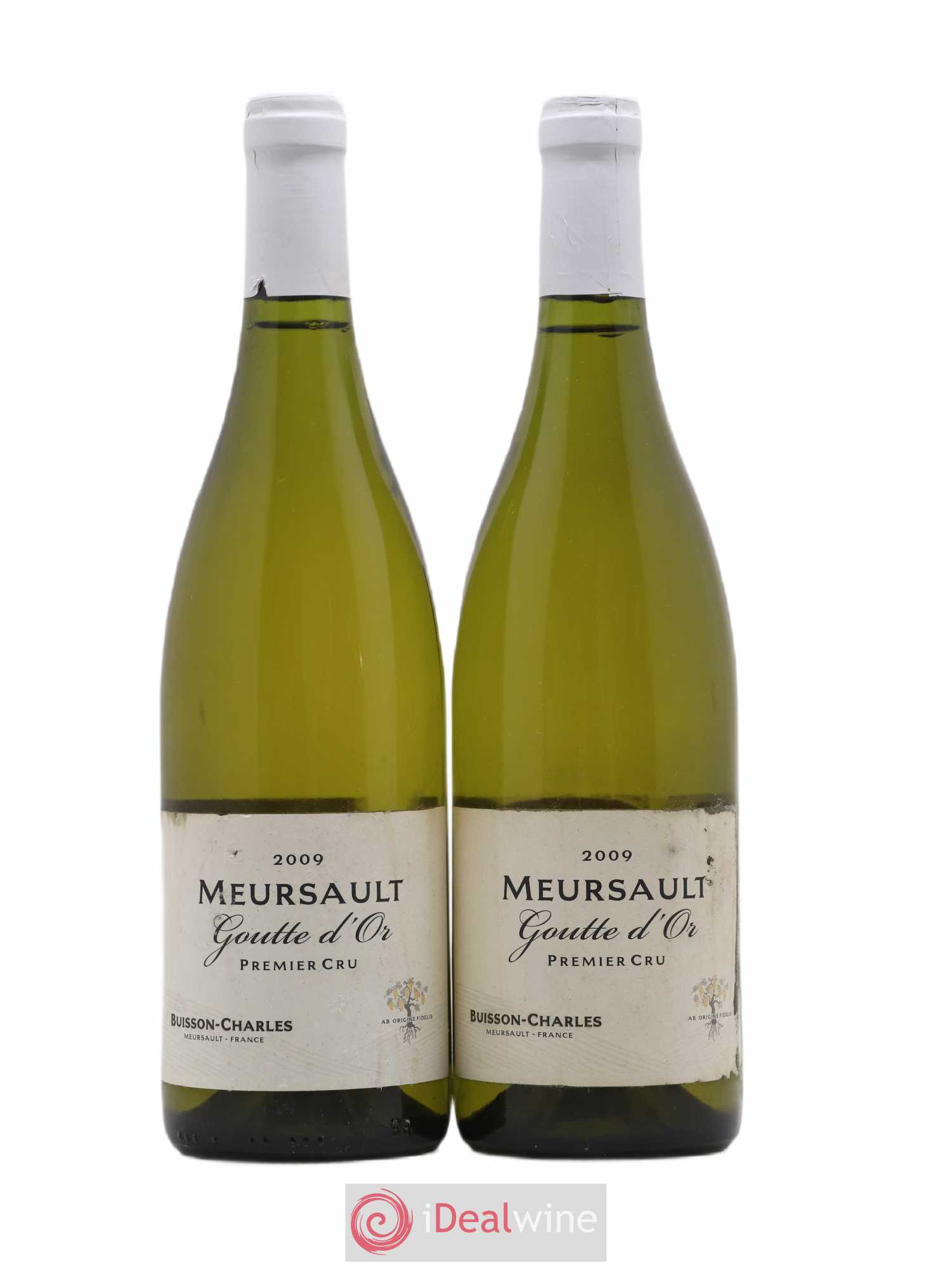 Meursault 1er Cru Goutte d'Or Buisson-Charles (Domaine) 2009 - Lot de 2 bouteilles - 0