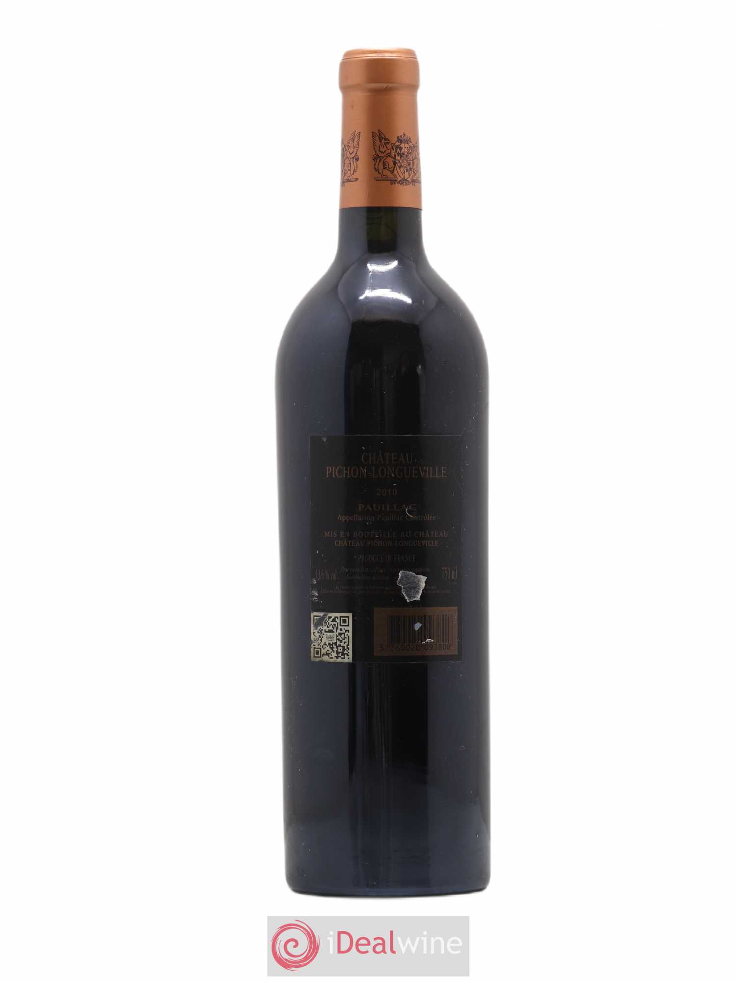 Pichon Longueville Baron 2ème Grand Cru Classé 2010 - Lot de 1 bouteille - 1
