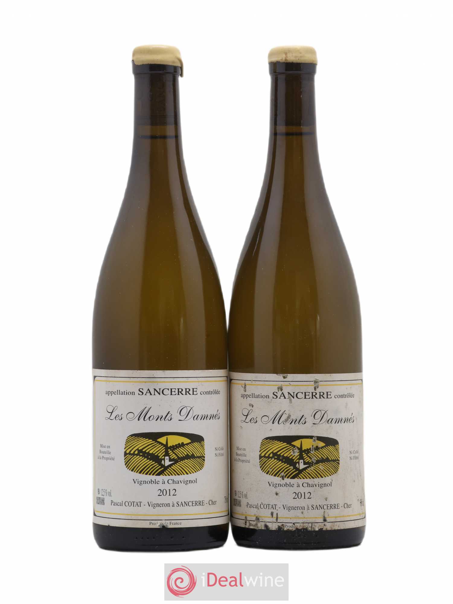 Sancerre Les Monts Damnés Pascal Cotat 2012 - Lot de 2 bouteilles - 0