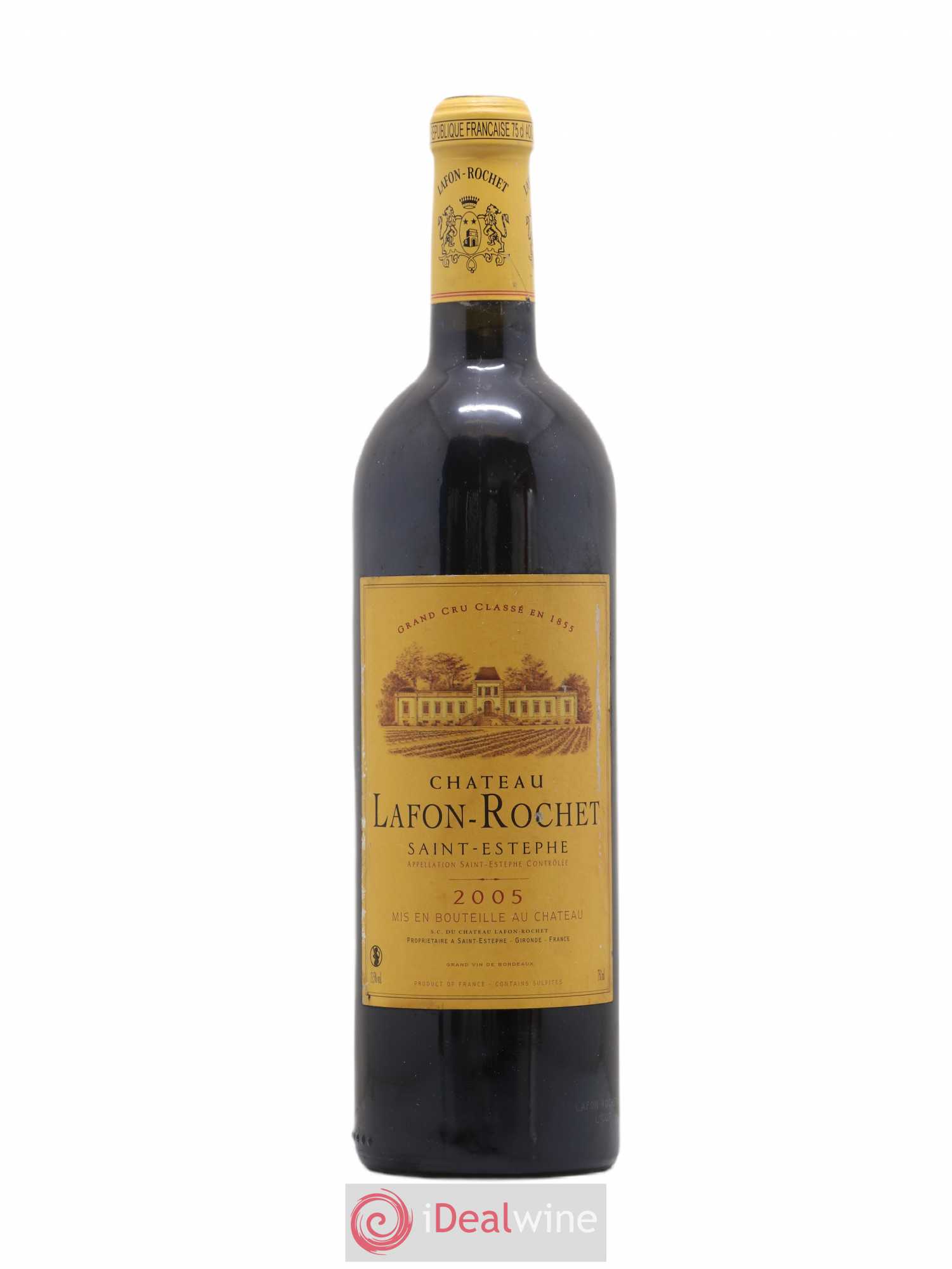 Château Lafon Rochet 4ème Grand Cru Classé 2005 - Lot de 1 bouteille - 0