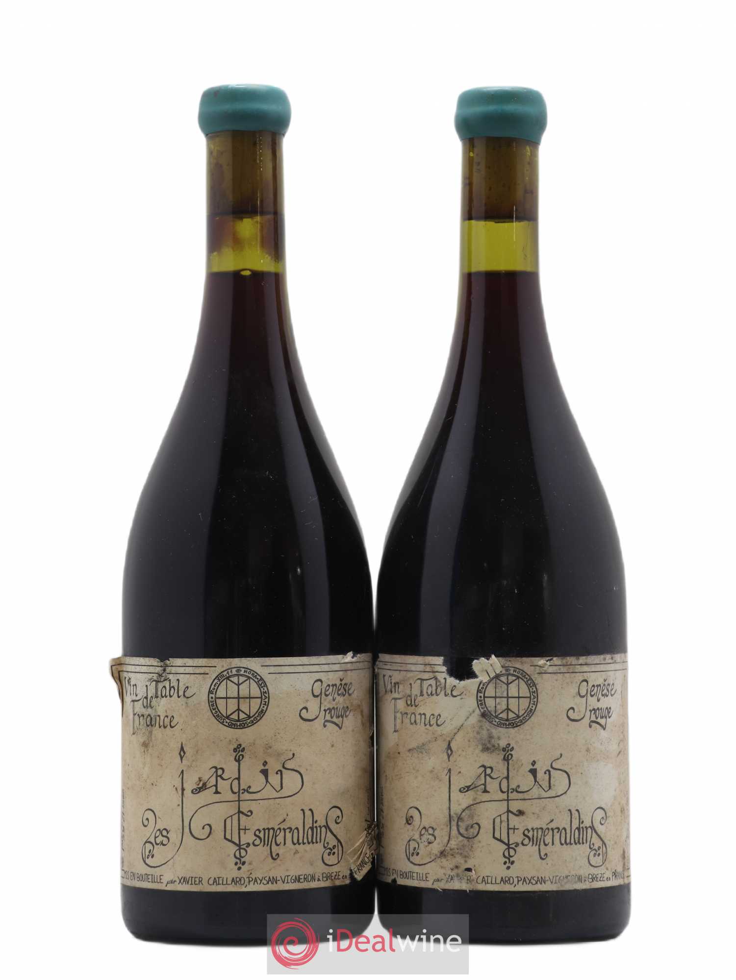 Vin de France Génèse Xavier Caillard - Les Jardins Esmeraldins 2004 - Lot de 2 bouteilles - 0