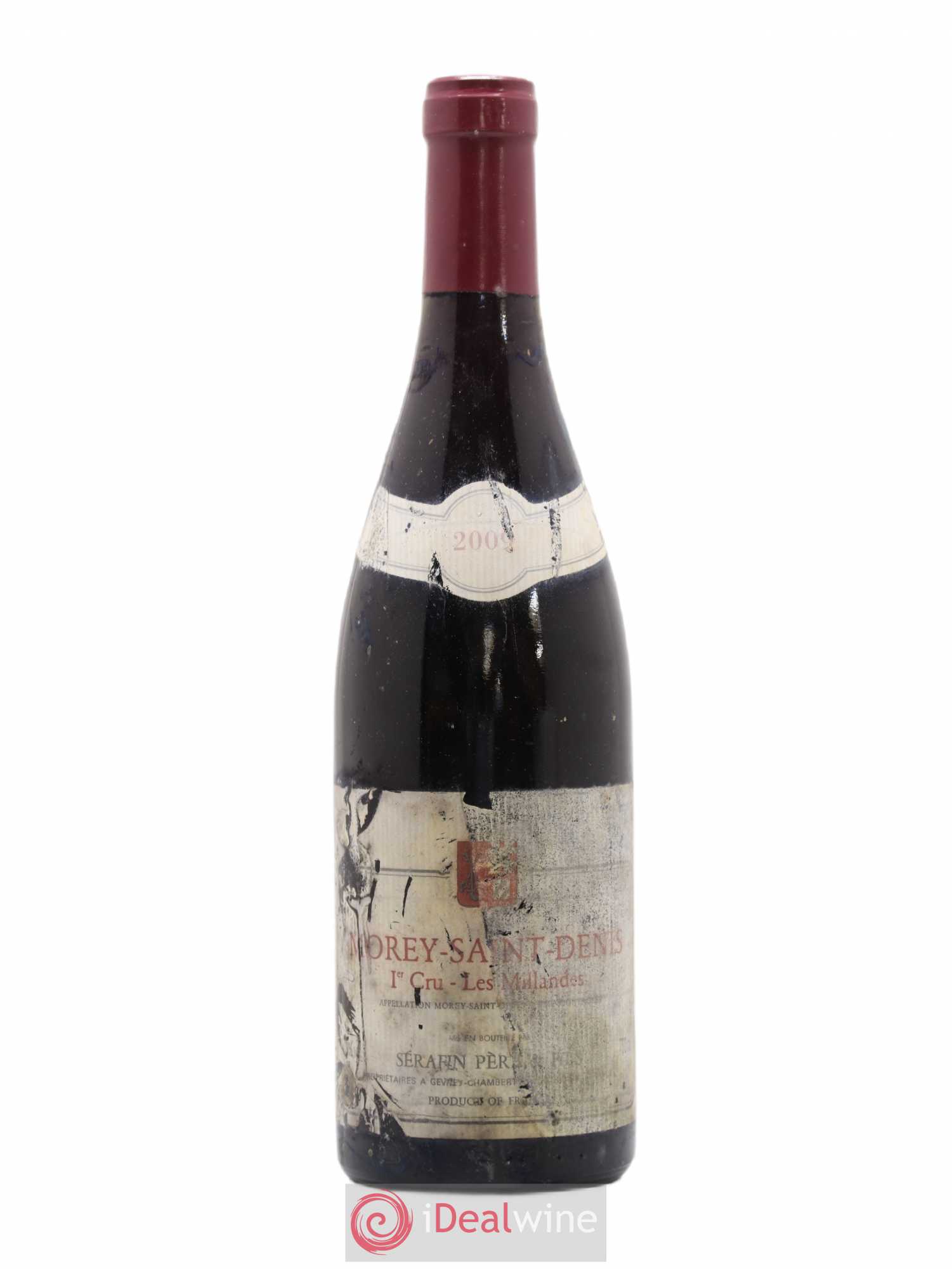 Morey-Saint-Denis 1er Cru Les Millandes Christian Sérafin Père et Fils 2009 - Lot de 1 bouteille - 0