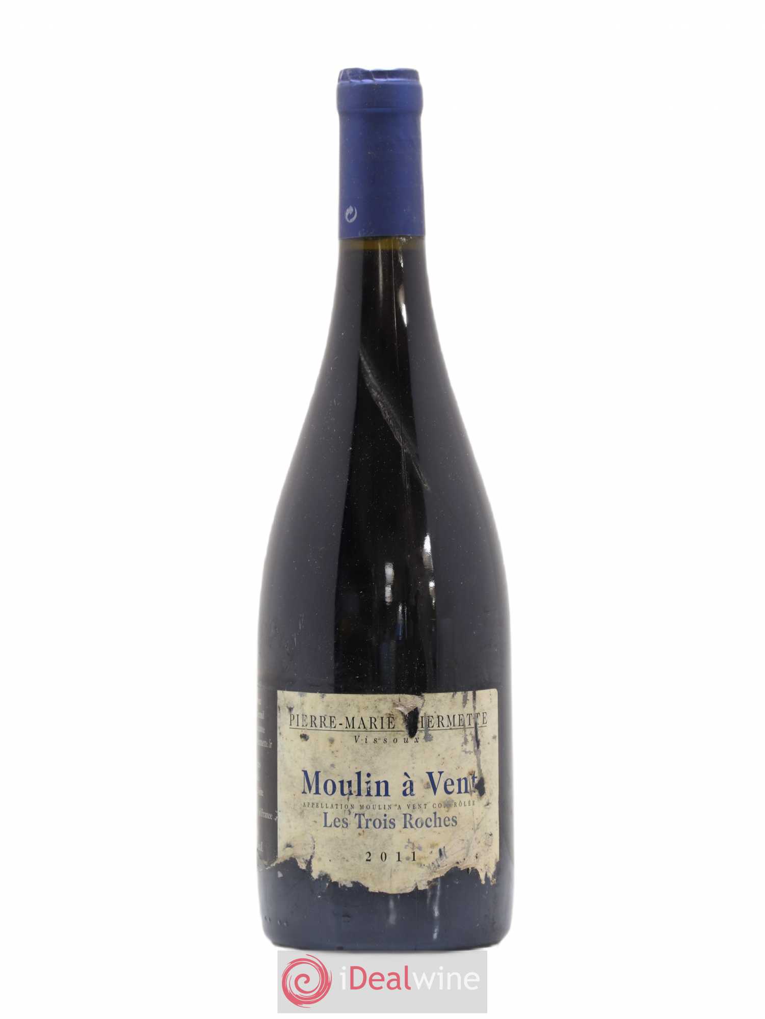 Moulin-à-Vent Les Trois Roches Domaine du Vissoux - P-M. Chermette 2011 - Lot de 1 bouteille - 0