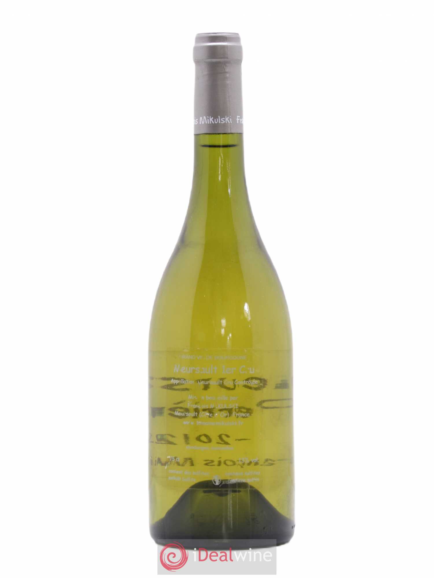 Meursault 1er Cru Les Perrières François Mikulski 2012 - Lot de 1 bouteille - 1