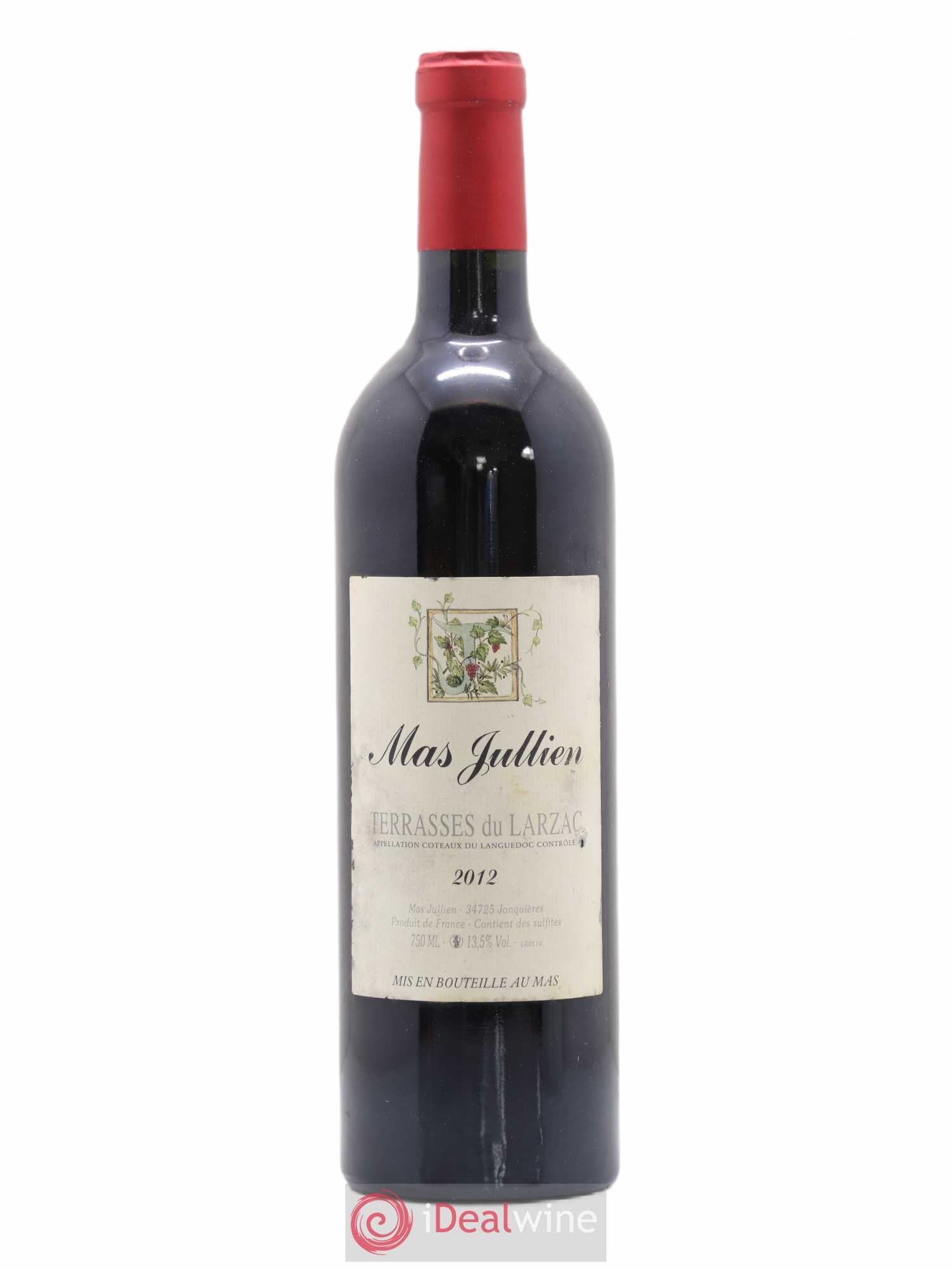 Terrasses du Larzac Mas Jullien Olivier Jullien 2012 - Lot de 1 bouteille - 0