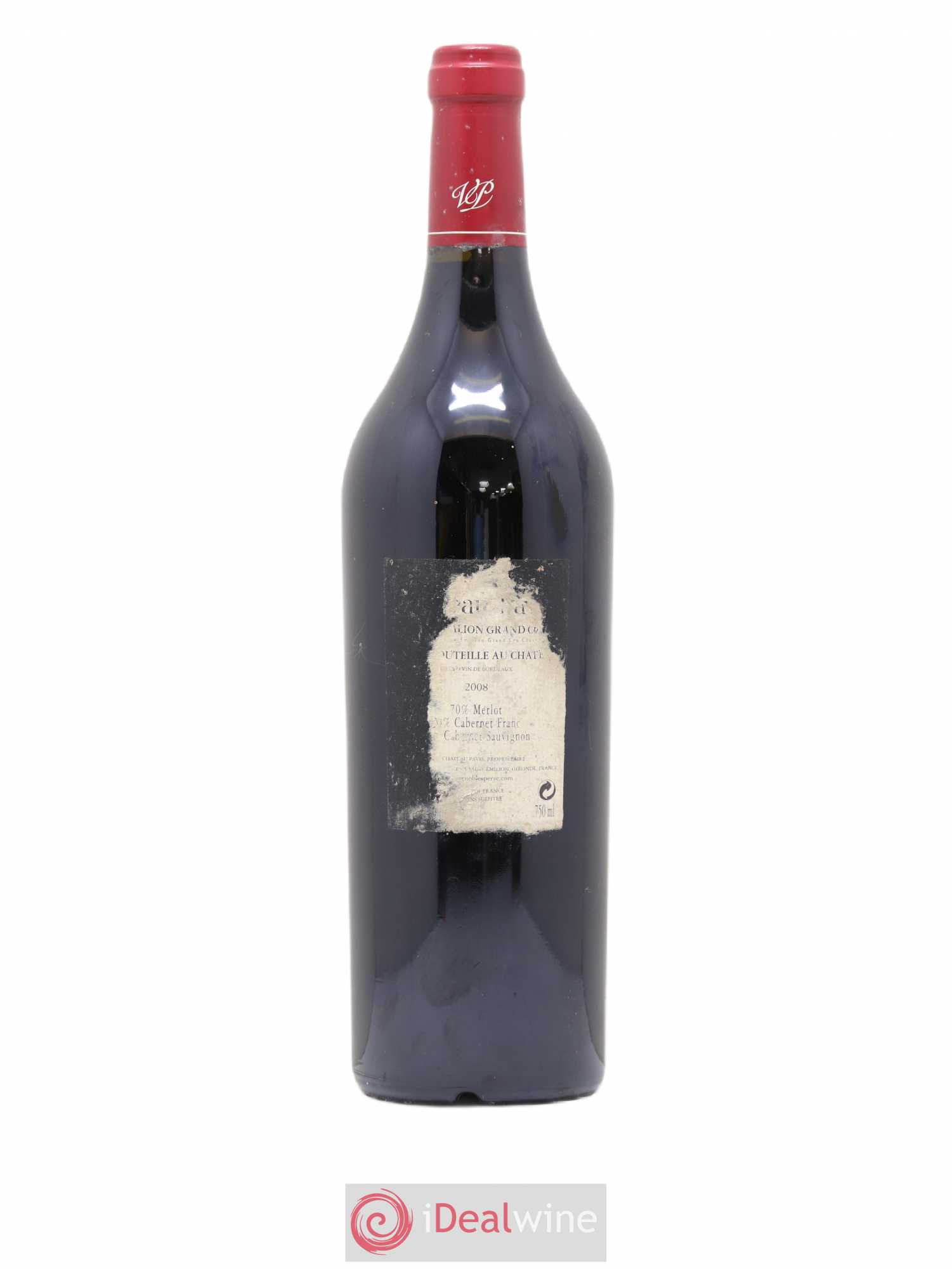 Château Pavie 1er Grand Cru Classé A 2008 - Lot de 1 bouteille - 1