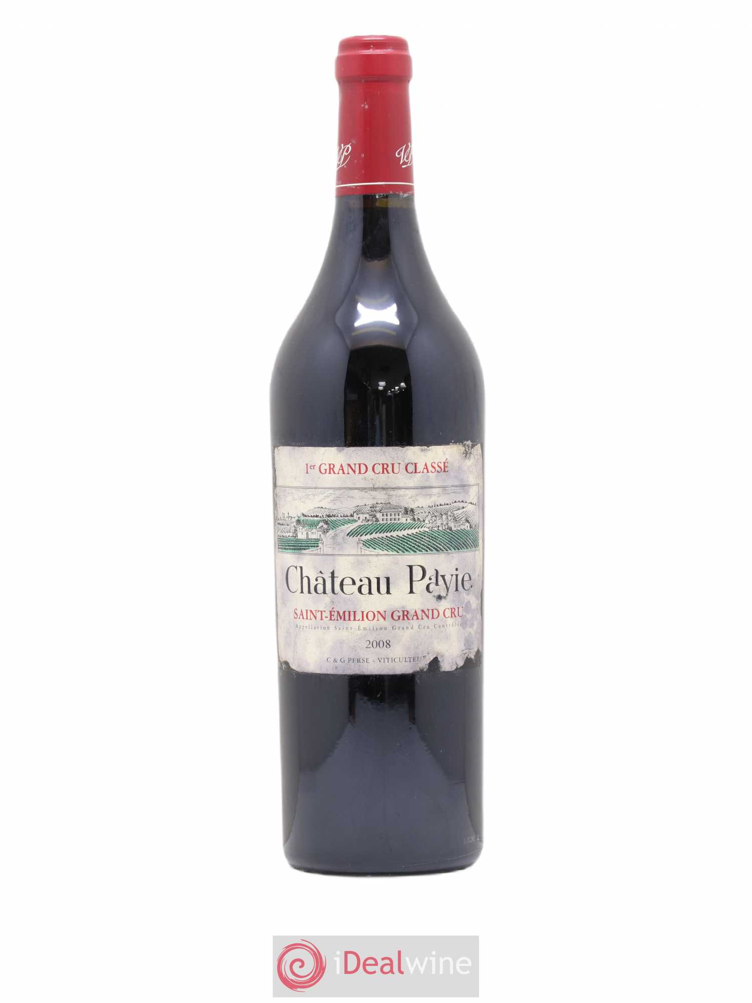 Château Pavie 1er Grand Cru Classé A 2008 - Lot de 1 bouteille - 0