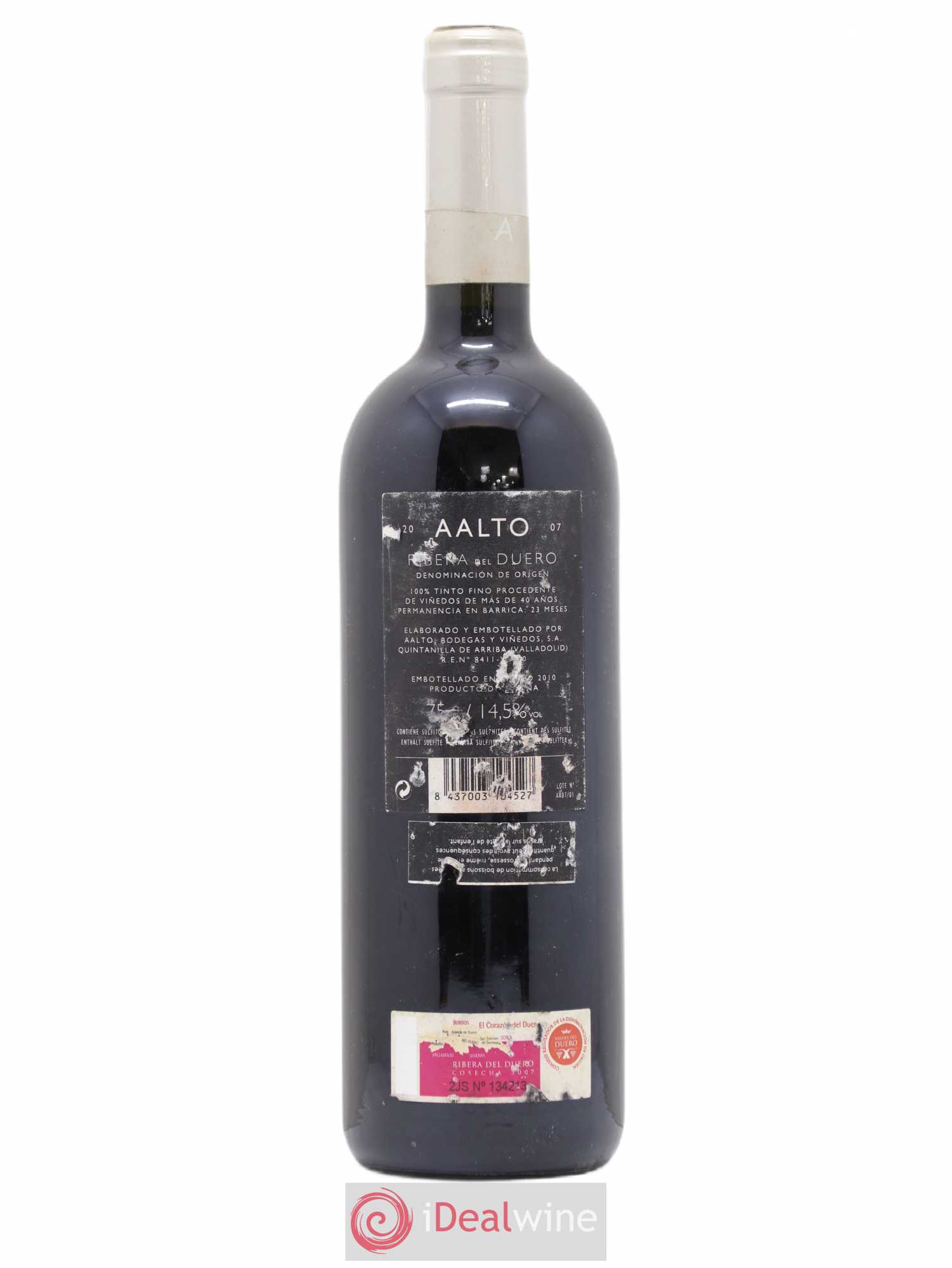 Ribera Del Duero DO Aalto Bodegas y Vinedos Aalto 2007 - Lot de 1 bouteille - 1