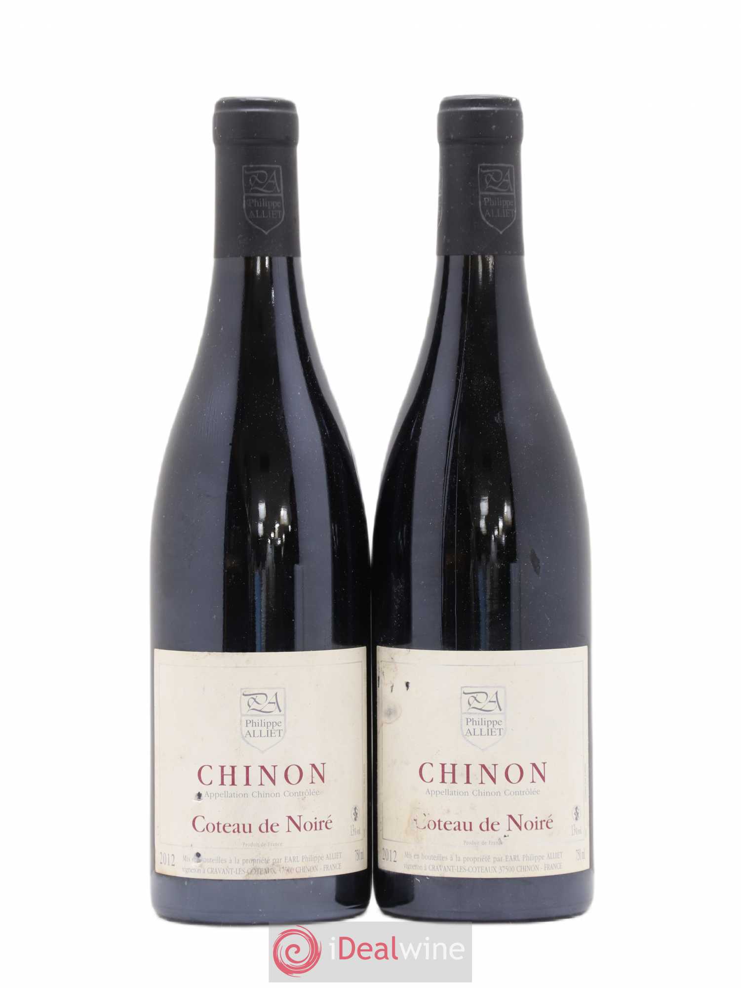Chinon Coteau de Noiré Philippe Alliet 2012 - Lot de 2 bouteilles - 0