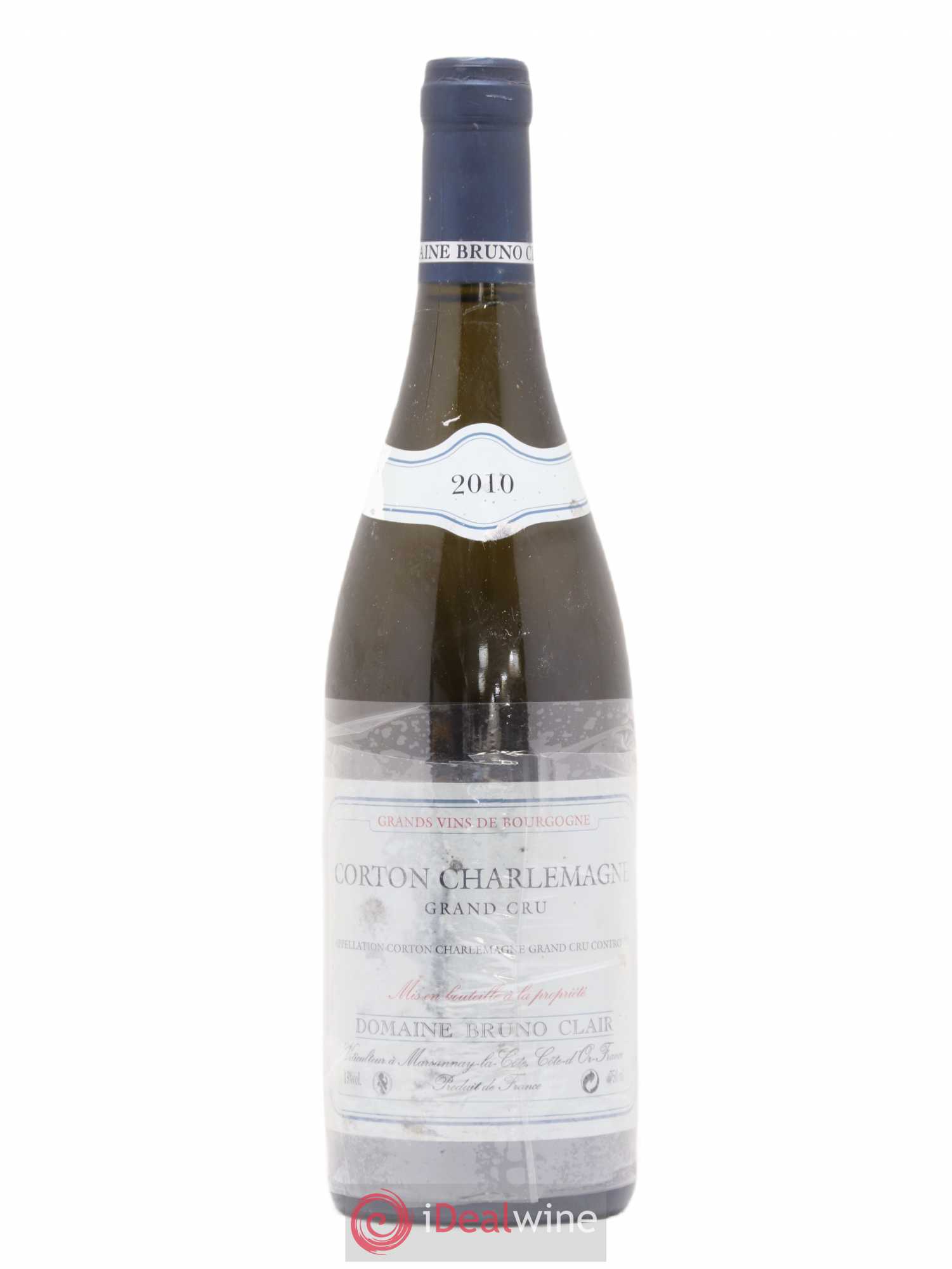 Corton-Charlemagne Grand Cru Bruno Clair (Domaine) 2010 - Lot de 1 bouteille - 0