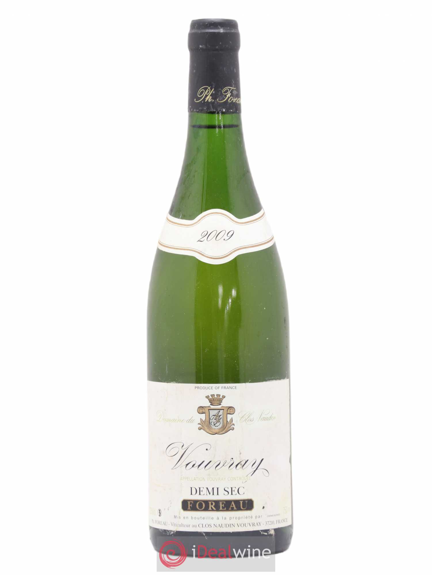 Vouvray Demi-Sec Clos Naudin - Philippe Foreau 2009 - Lot de 1 bouteille - 0