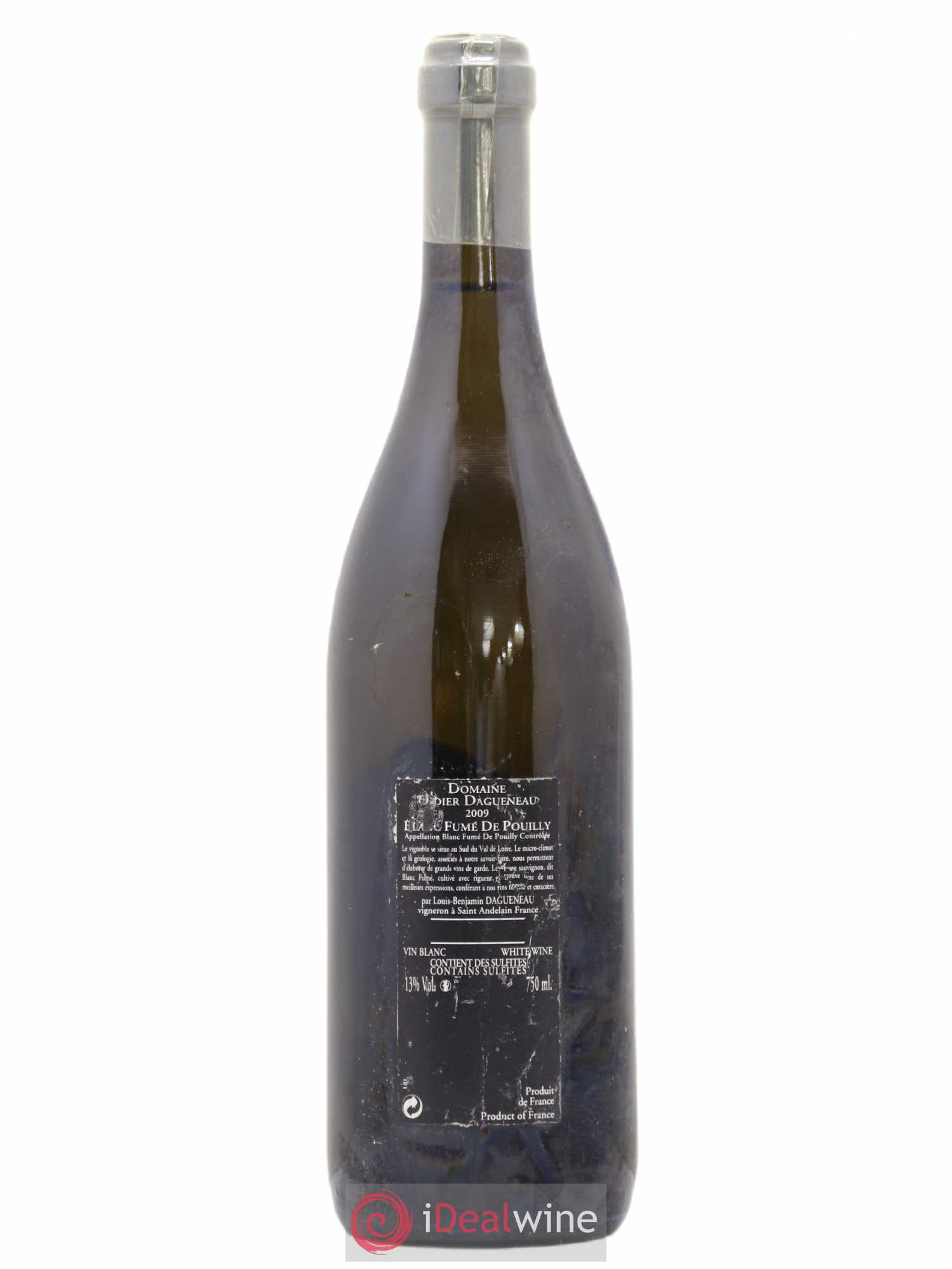 Vin de France (anciennement Pouilly-Fumé) Silex Dagueneau (Domaine Didier - Louis-Benjamin) 2009 - Lot de 1 bouteille - 1