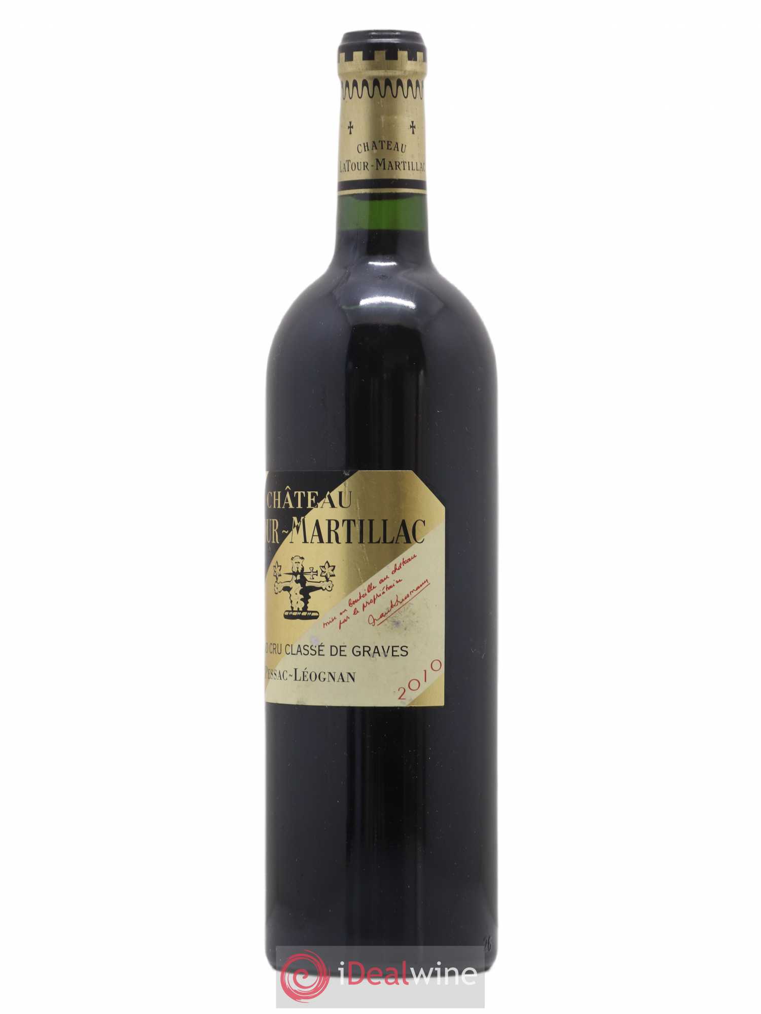 Château Latour-Martillac Cru Classé de Graves 2010 - Lot de 1 bouteille - 1