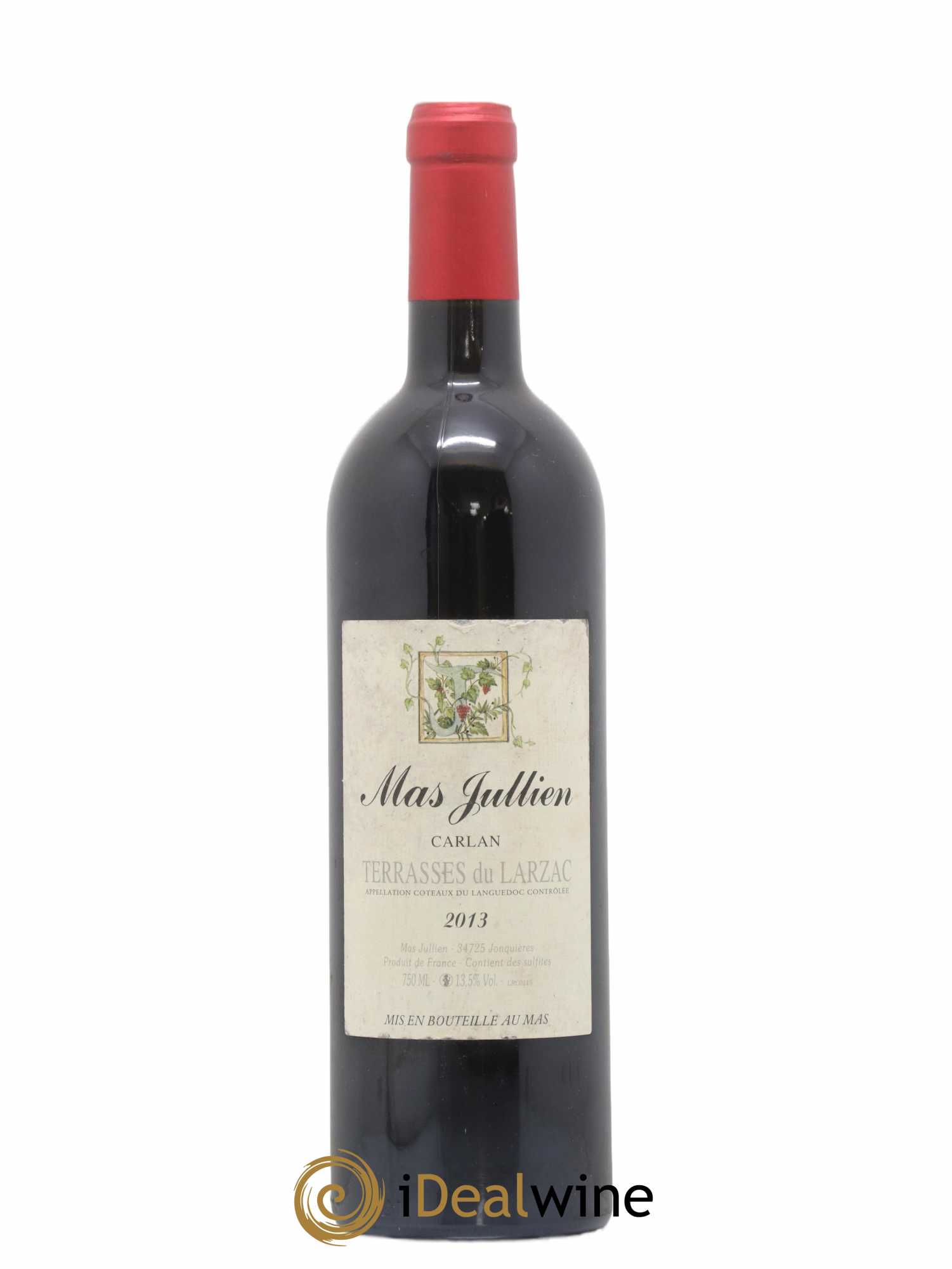 Terrasses du Larzac Mas Jullien Carlan Olivier Jullien 2013 - Lot of 1 bottle - 0