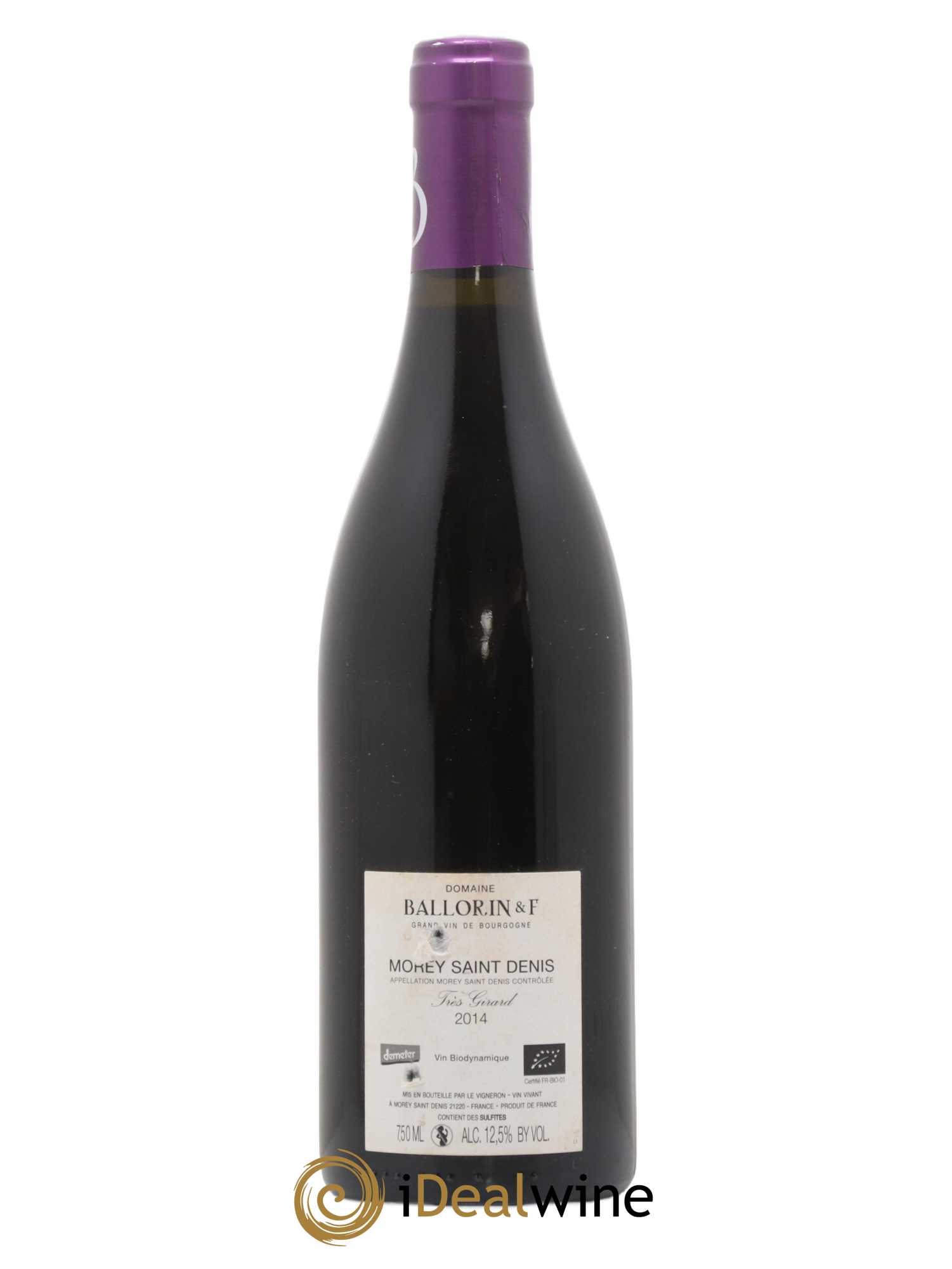 Morey-Saint-Denis Très Girard Ballorin & F(Domaine) 2014 - Lotto di 1 bottiglia - 1