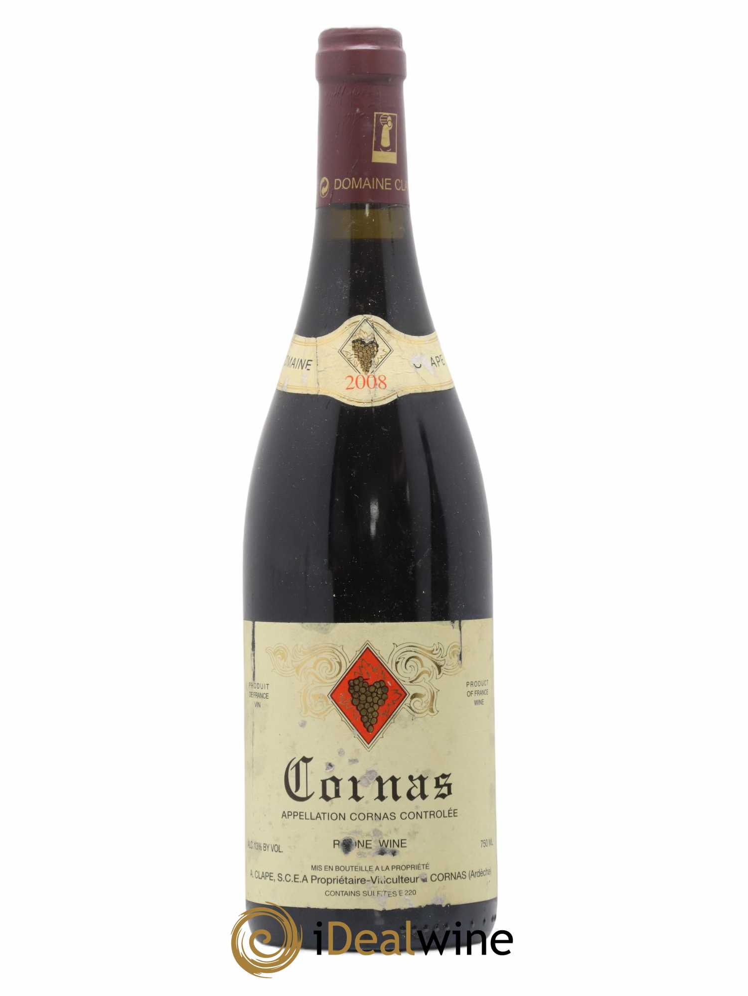 Cornas Auguste Clape 2008 - Lot de 1 bouteille - 0