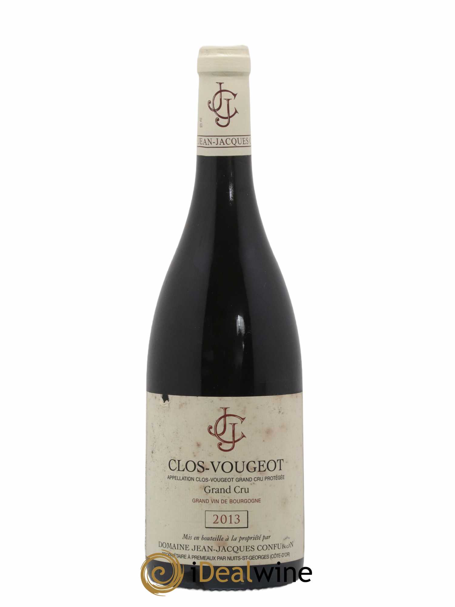 Clos de Vougeot Grand Cru Jean-Jacques Confuron 2013 - Lot de 1 bouteille - 0