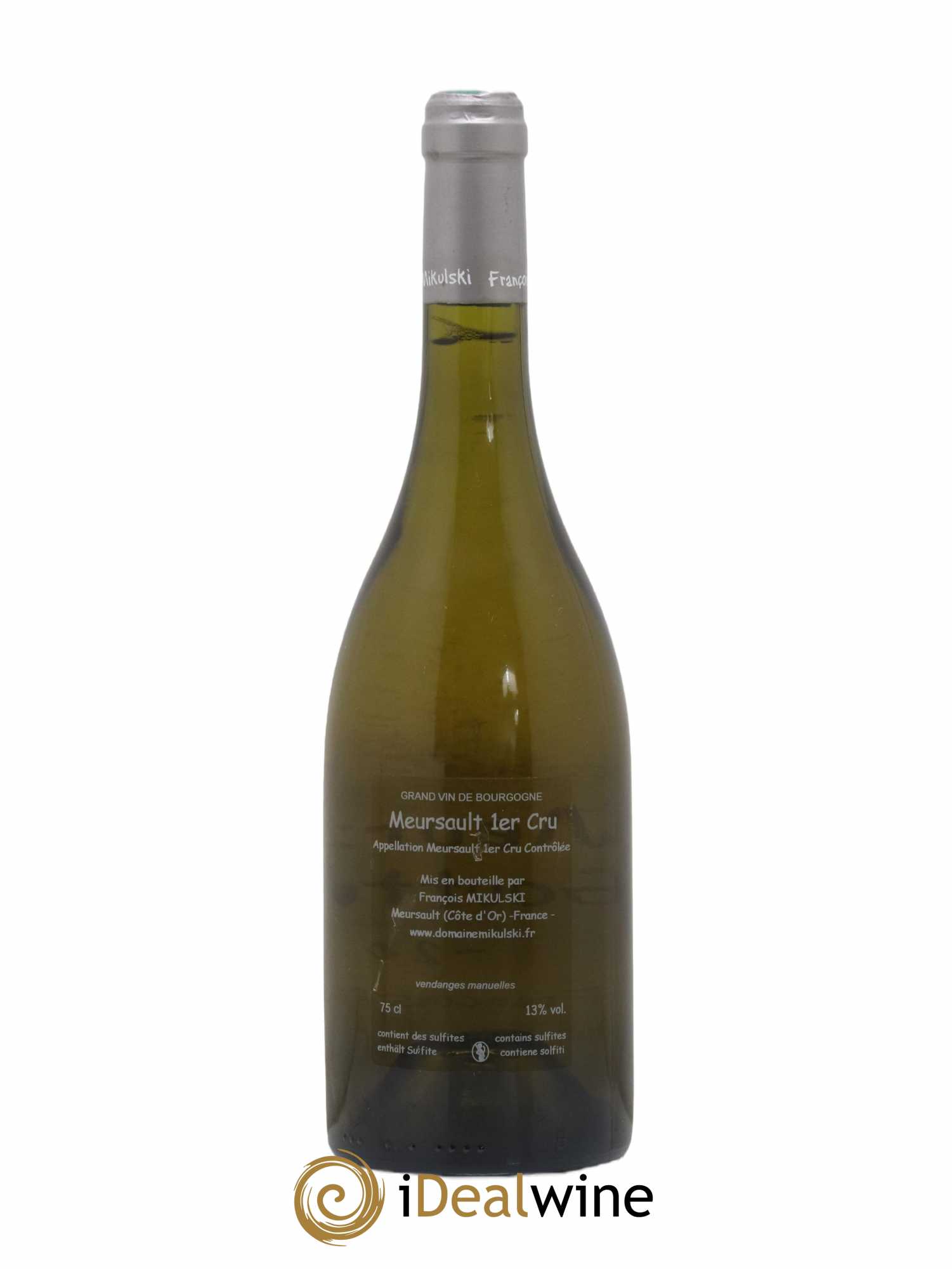 Meursault 1er Cru Goutte d'Or François Mikulski 2012 - Lot de 1 bouteille - 1