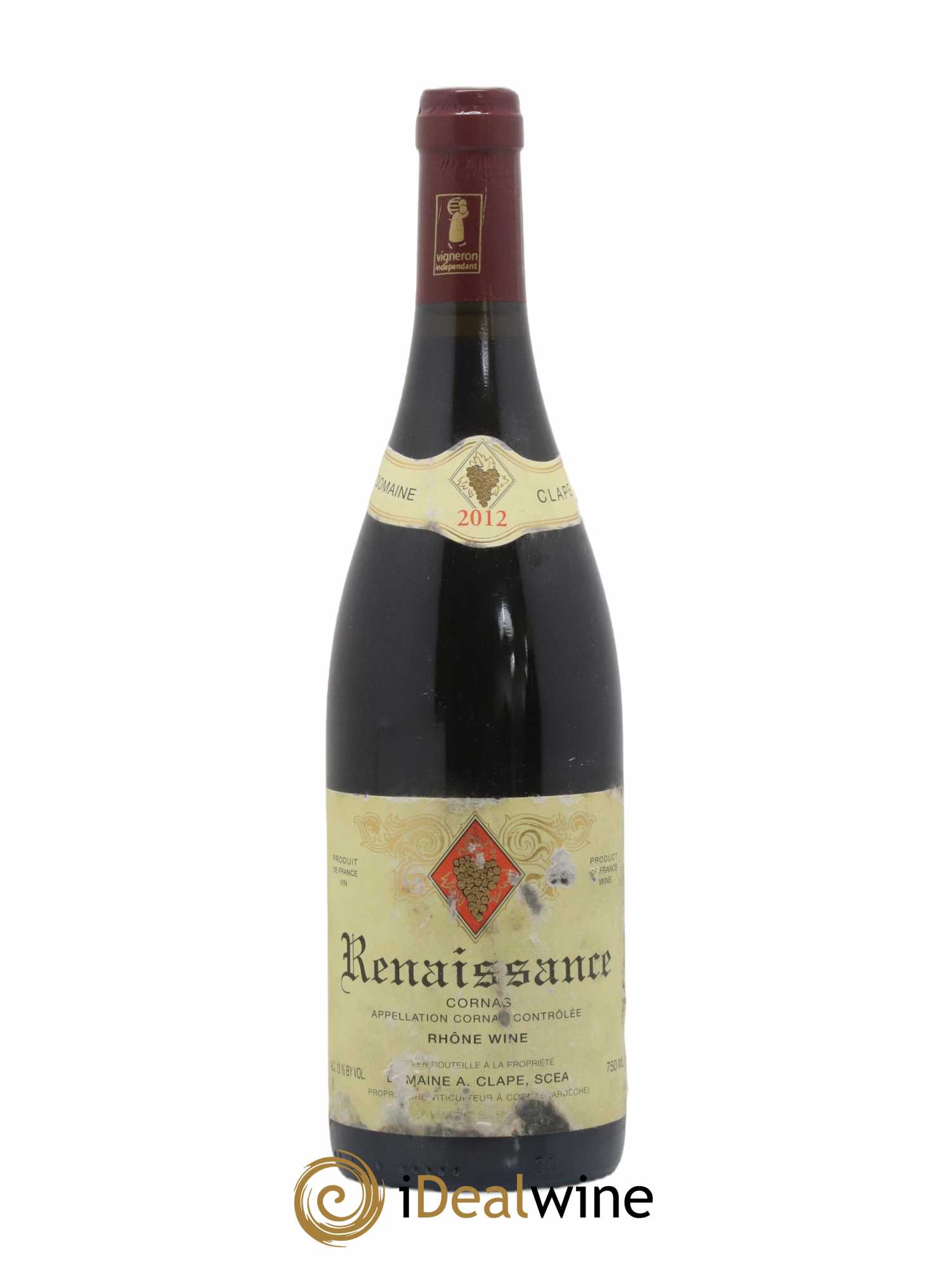 Cornas Renaissance Auguste Clape 2012 - Lot de 1 bouteille - 0