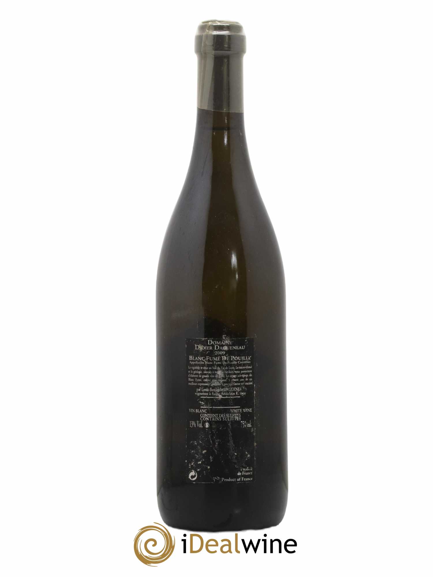 Vin de France (anciennement Pouilly-Fumé) Silex Dagueneau (Domaine Didier - Louis-Benjamin) 2009 - Lot de 1 bouteille - 1