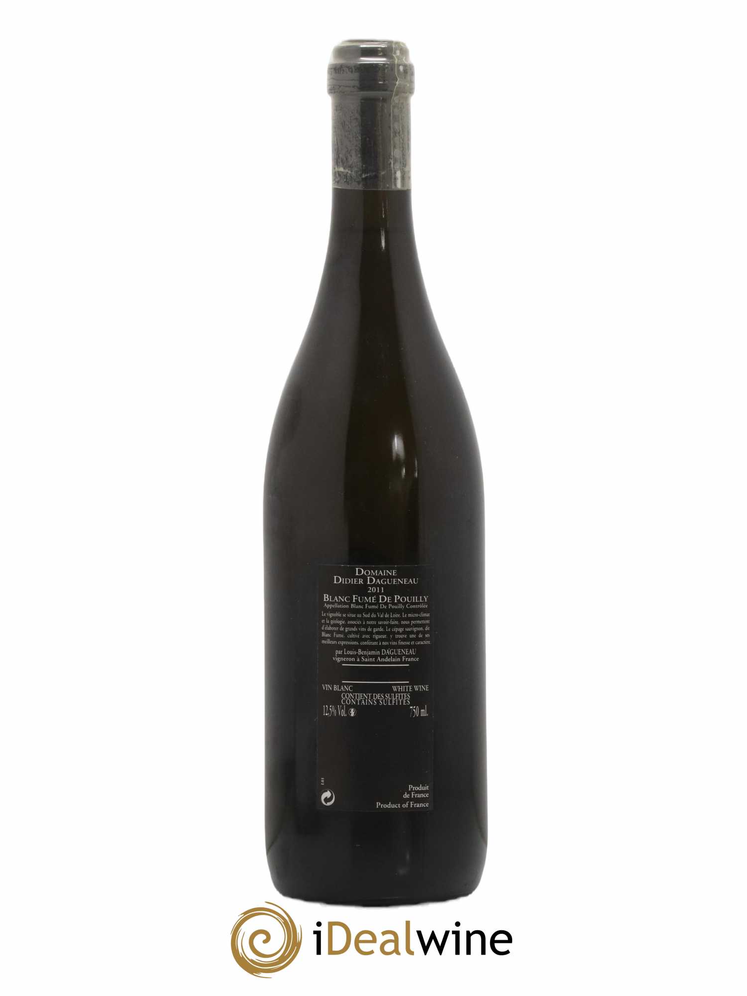Vin de France (anciennement Pouilly-Fumé) Silex Dagueneau (Domaine Didier - Louis-Benjamin) 2011 - Lot de 1 bouteille - 1
