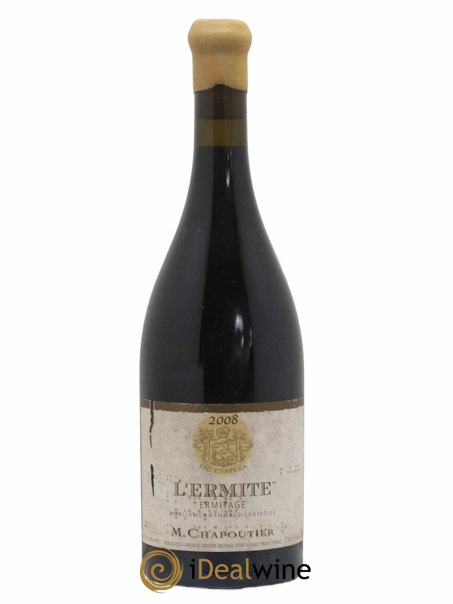 Hermitage Ermitage l'Ermite Chapoutier 2008 - Lot de 1 bouteille - 0