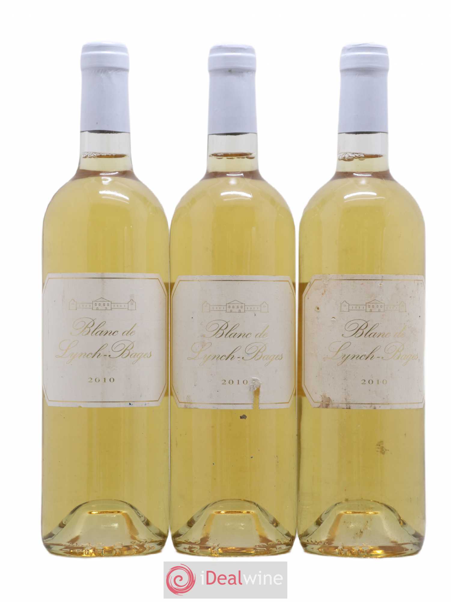 Blanc de Lynch Bages 2010 - Lot de 3 bouteilles - 0