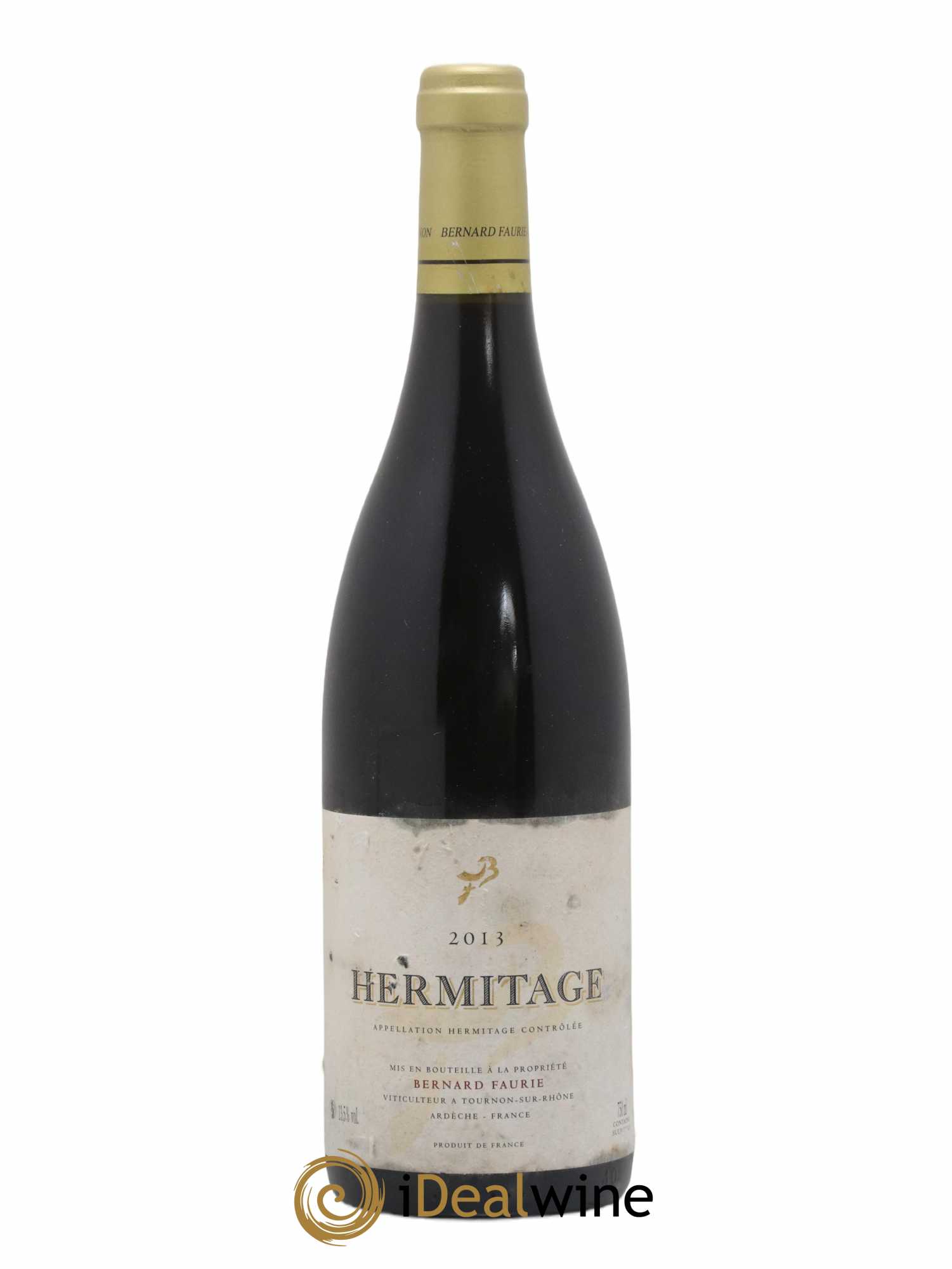 Hermitage Bessards Méal (capsule dorée) Bernard Faurie 2013 - Lot de 1 bouteille - 0