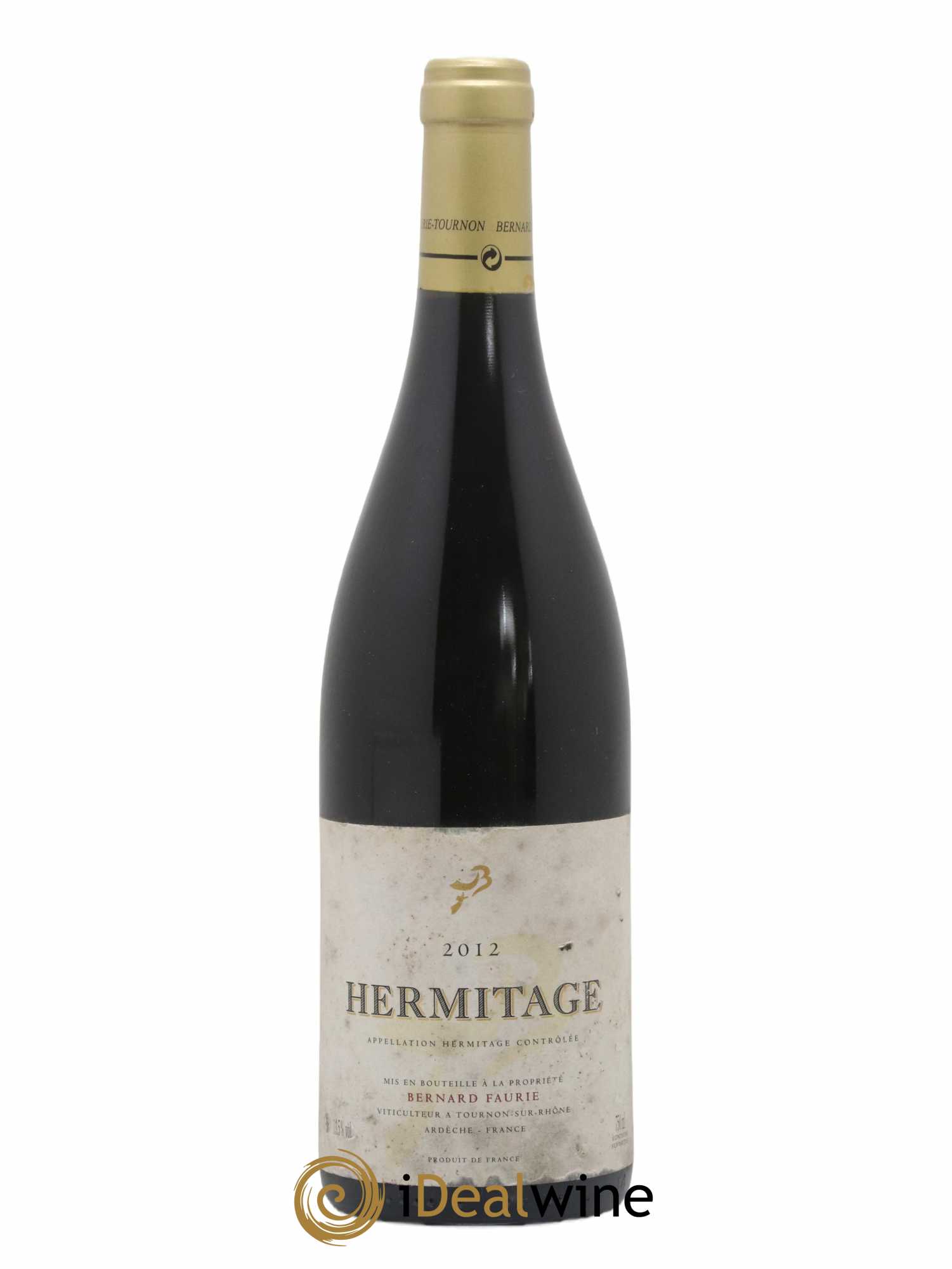 Hermitage Bessards Méal (capsule dorée) Bernard Faurie 2012 - Lot de 1 bouteille - 0