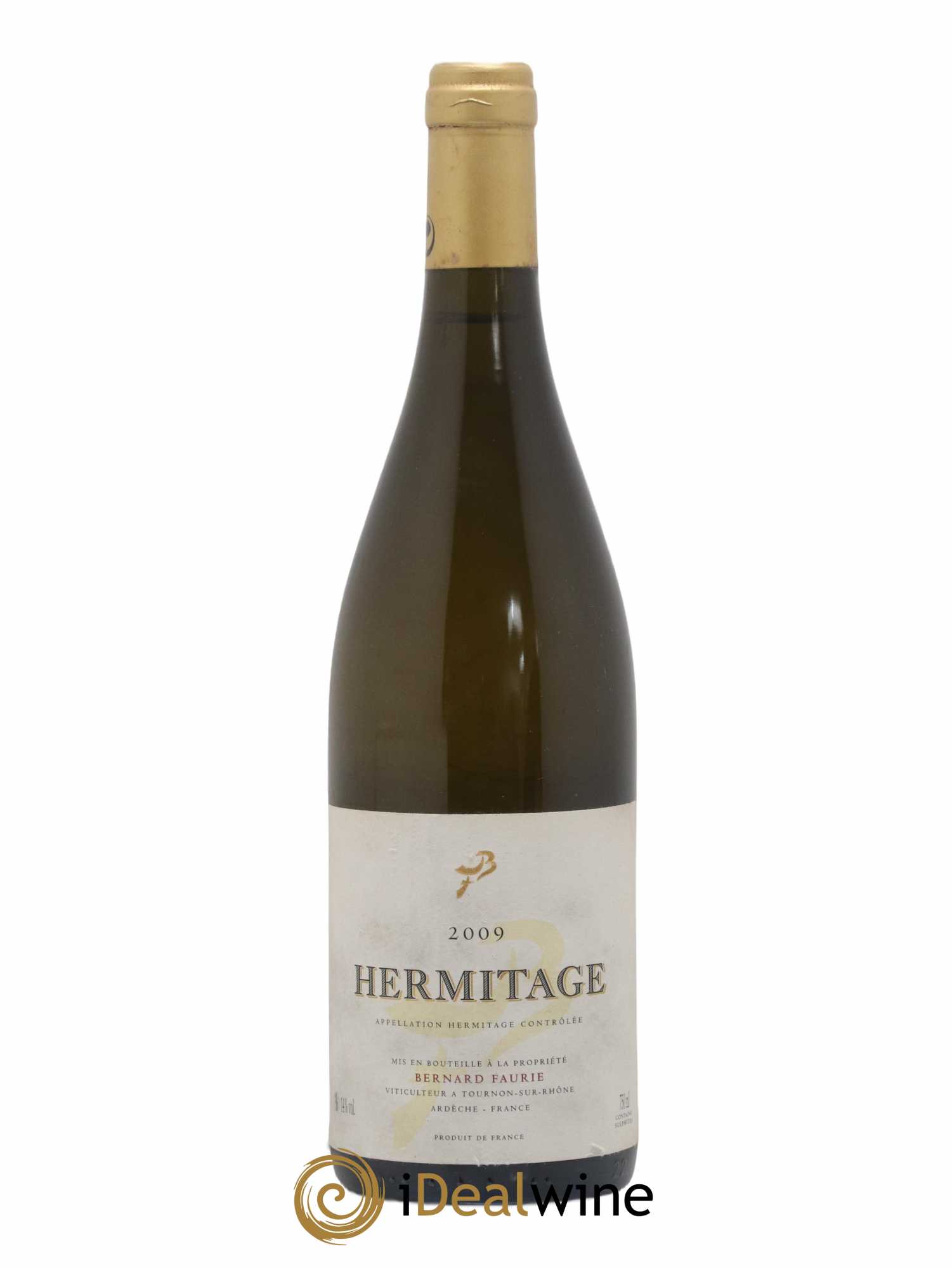 Hermitage Bernard Faurie 2009 - Lot de 1 bouteille - 0