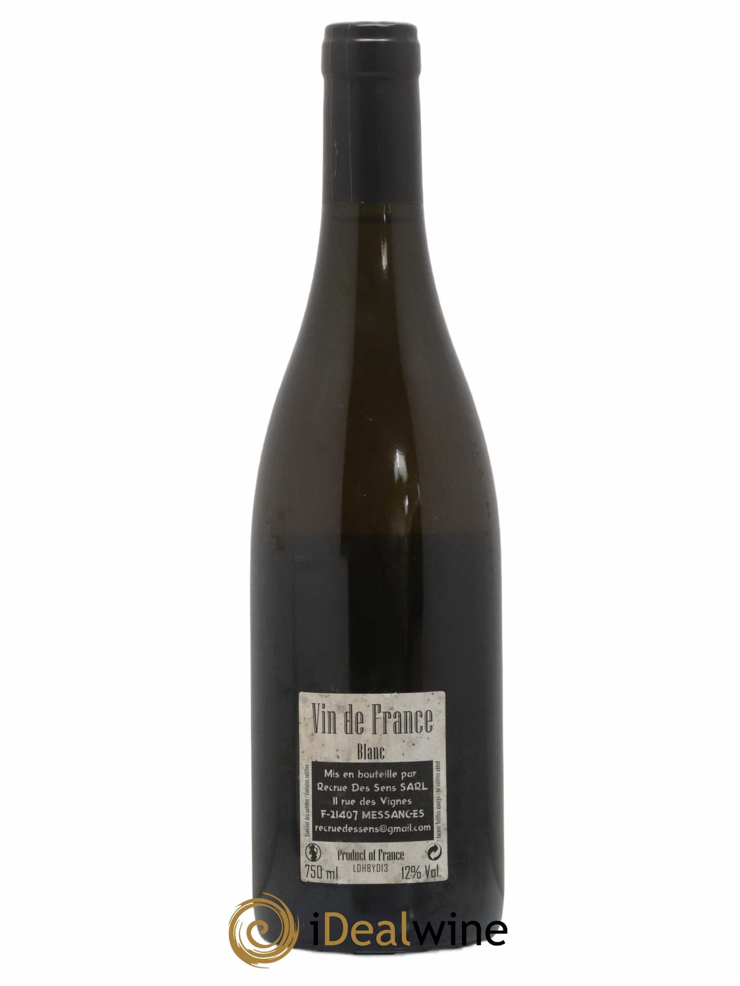 Vin de France DH Yann Durieux 2013 - Lot de 1 bouteille - 1
