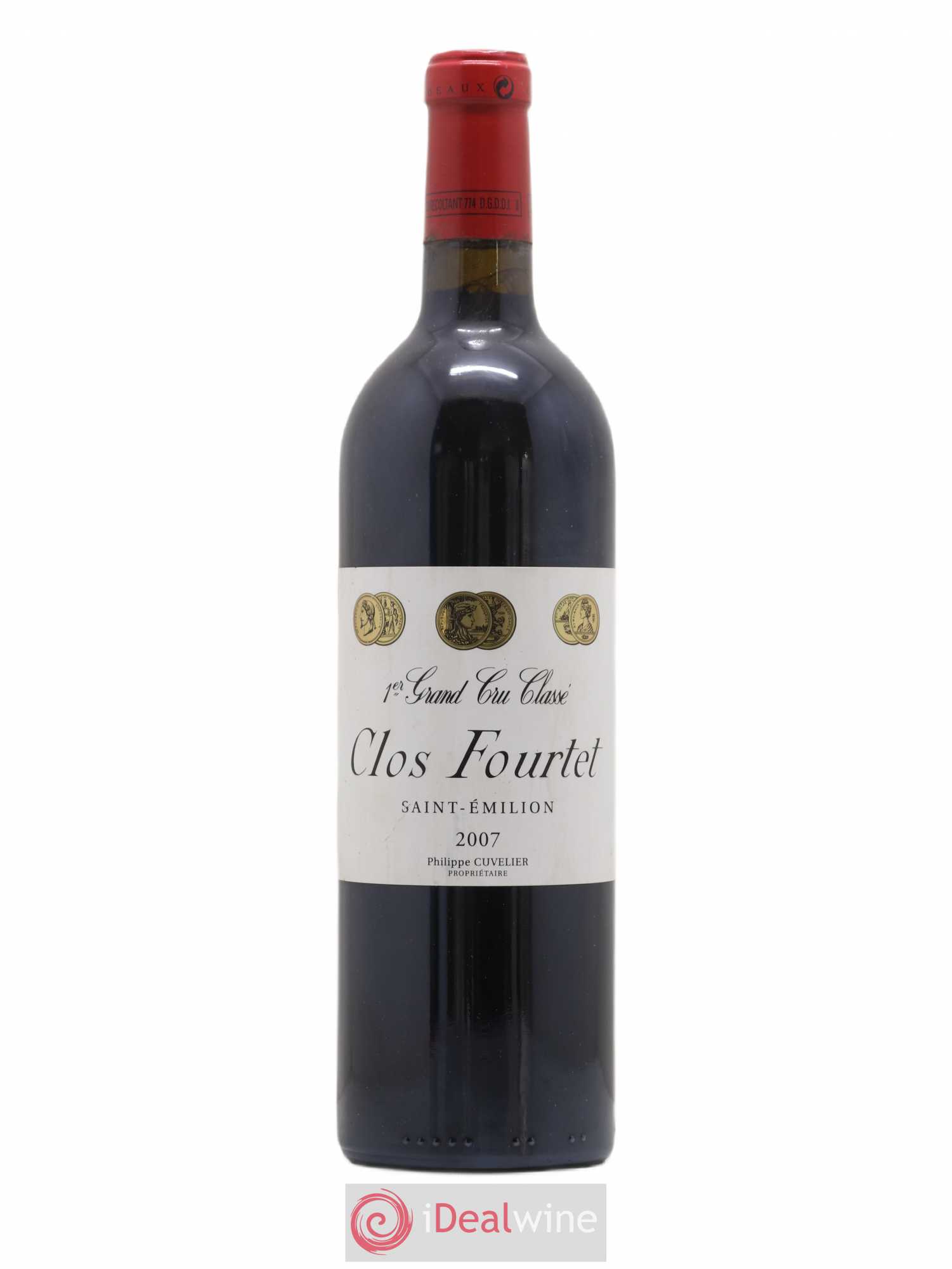 Clos Fourtet 1er Grand Cru Classé B 2007 - Lot de 1 bouteille - 0