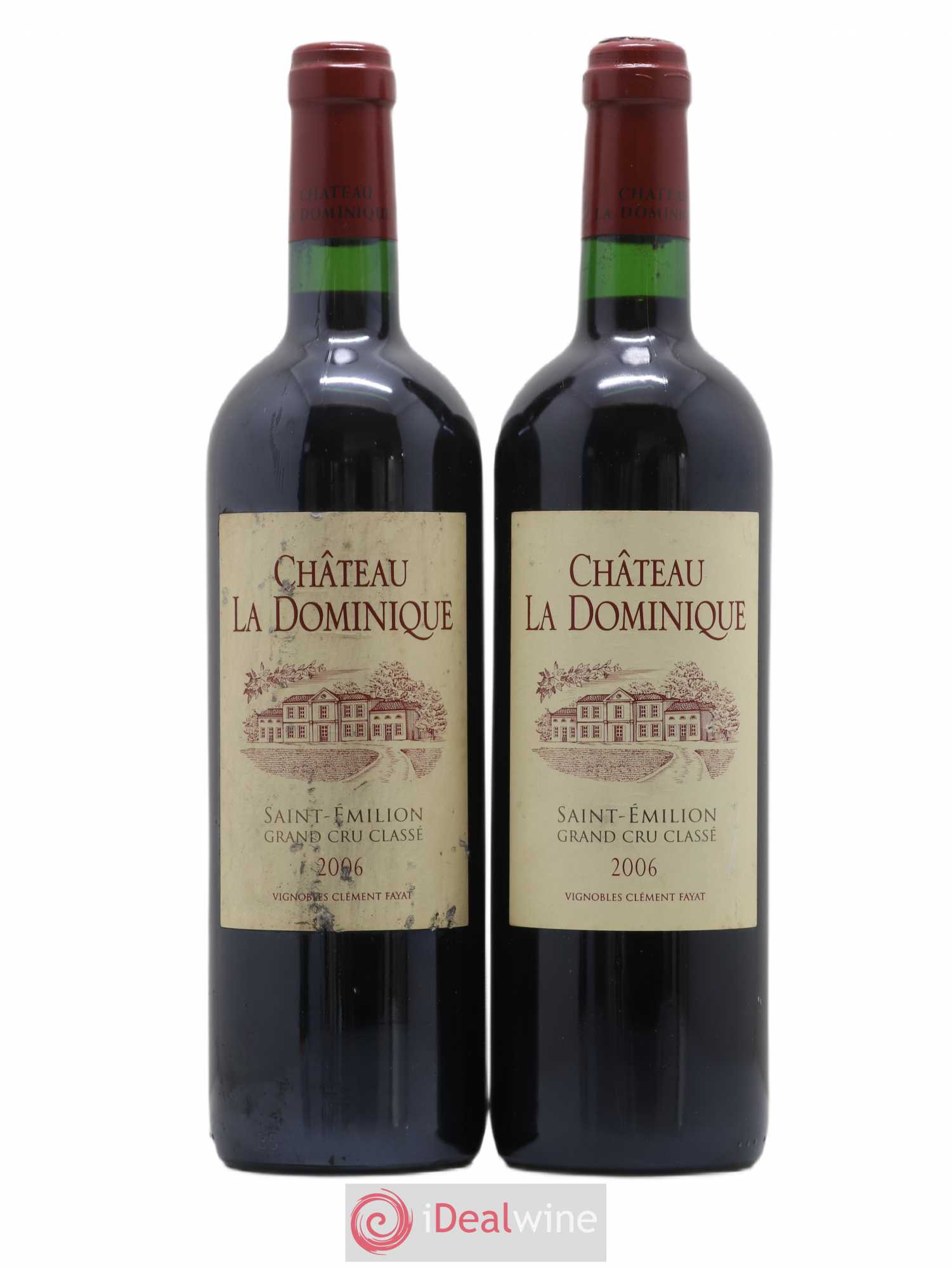 Château la Dominique Grand Cru Classé 2006 - Lot de 2 bouteilles - 0