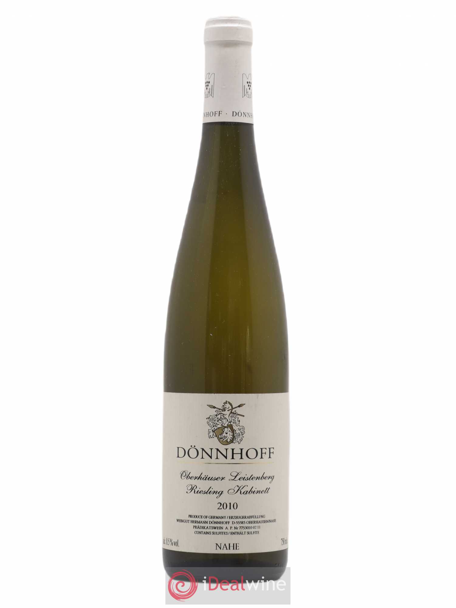 Allemagne Nahe Oberhäuser Leistenberg Riesling Kabinett Dönnhoff 2010 - Posten von 1 Flasche - 0