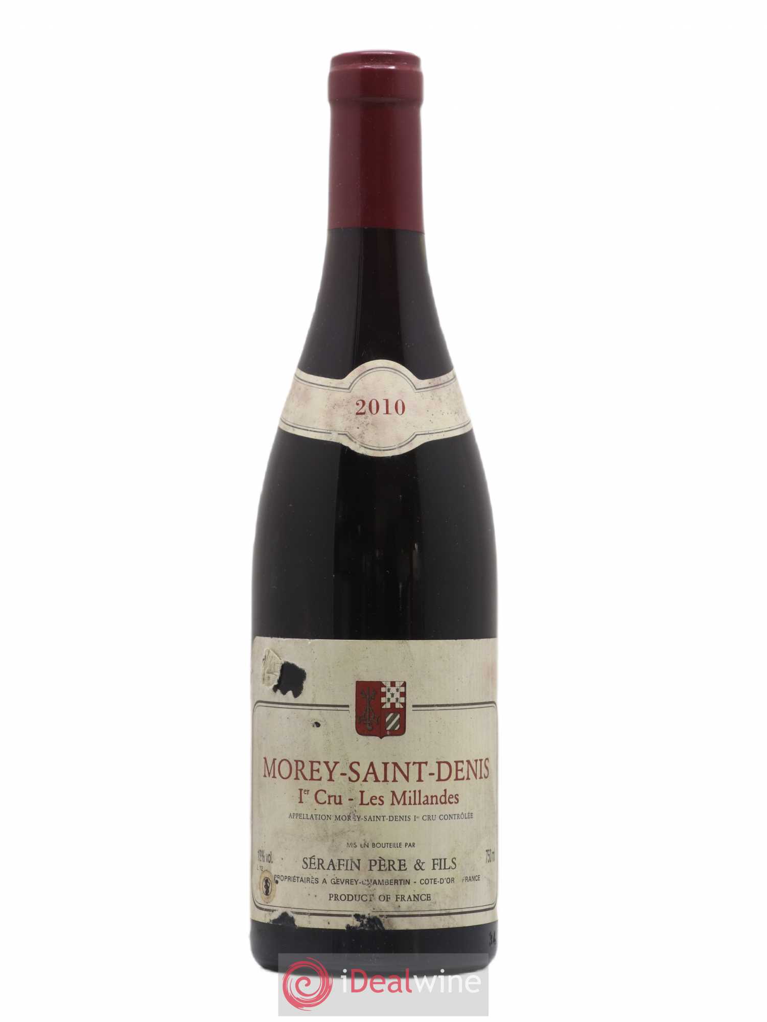 Morey-Saint-Denis 1er Cru Les Millandes Christian Sérafin Père et Fils 2010 - Lot de 1 bouteille - 0