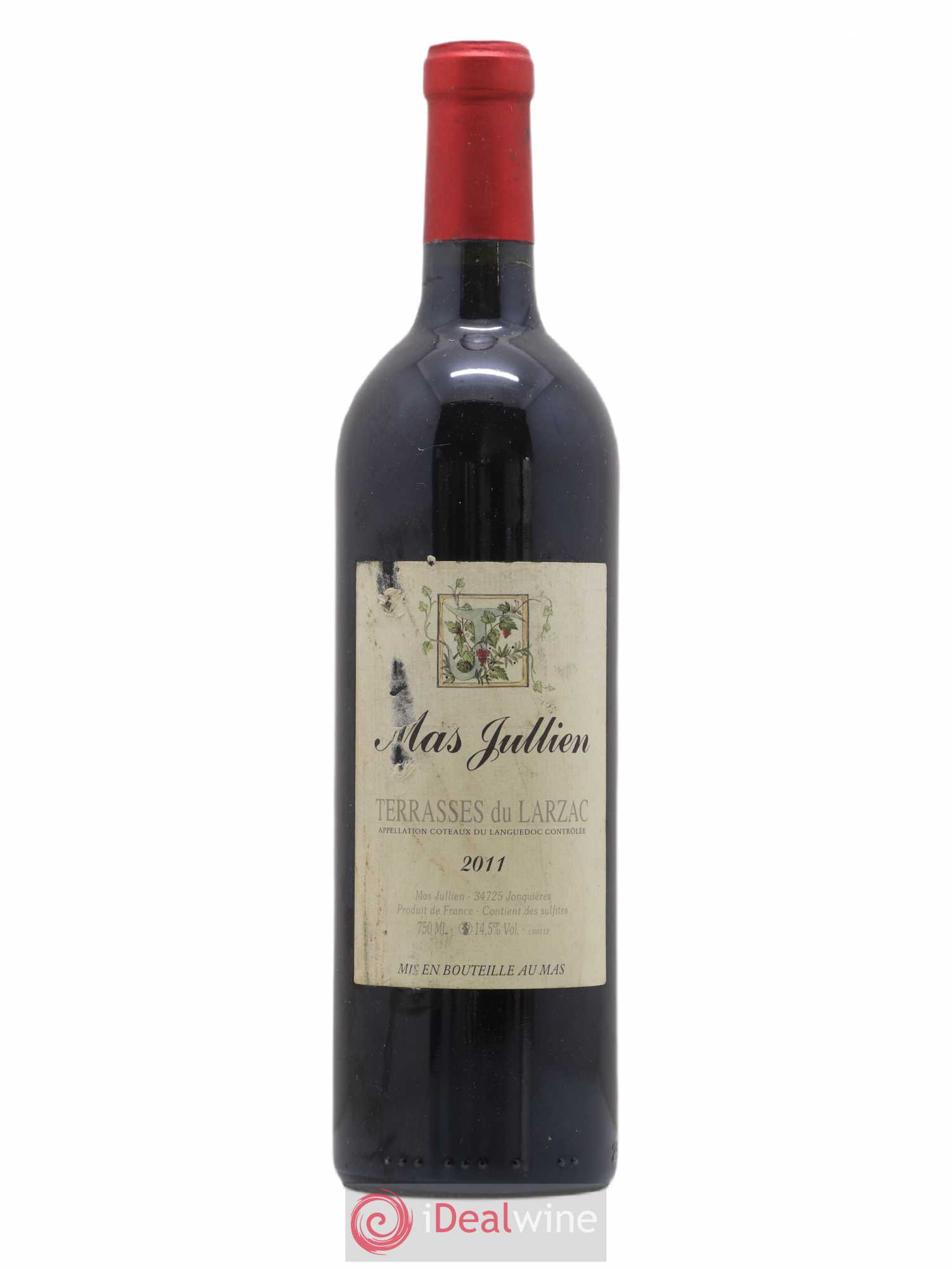 Terrasses du Larzac Mas Jullien Olivier Jullien 2011 - Lot de 1 bouteille - 0