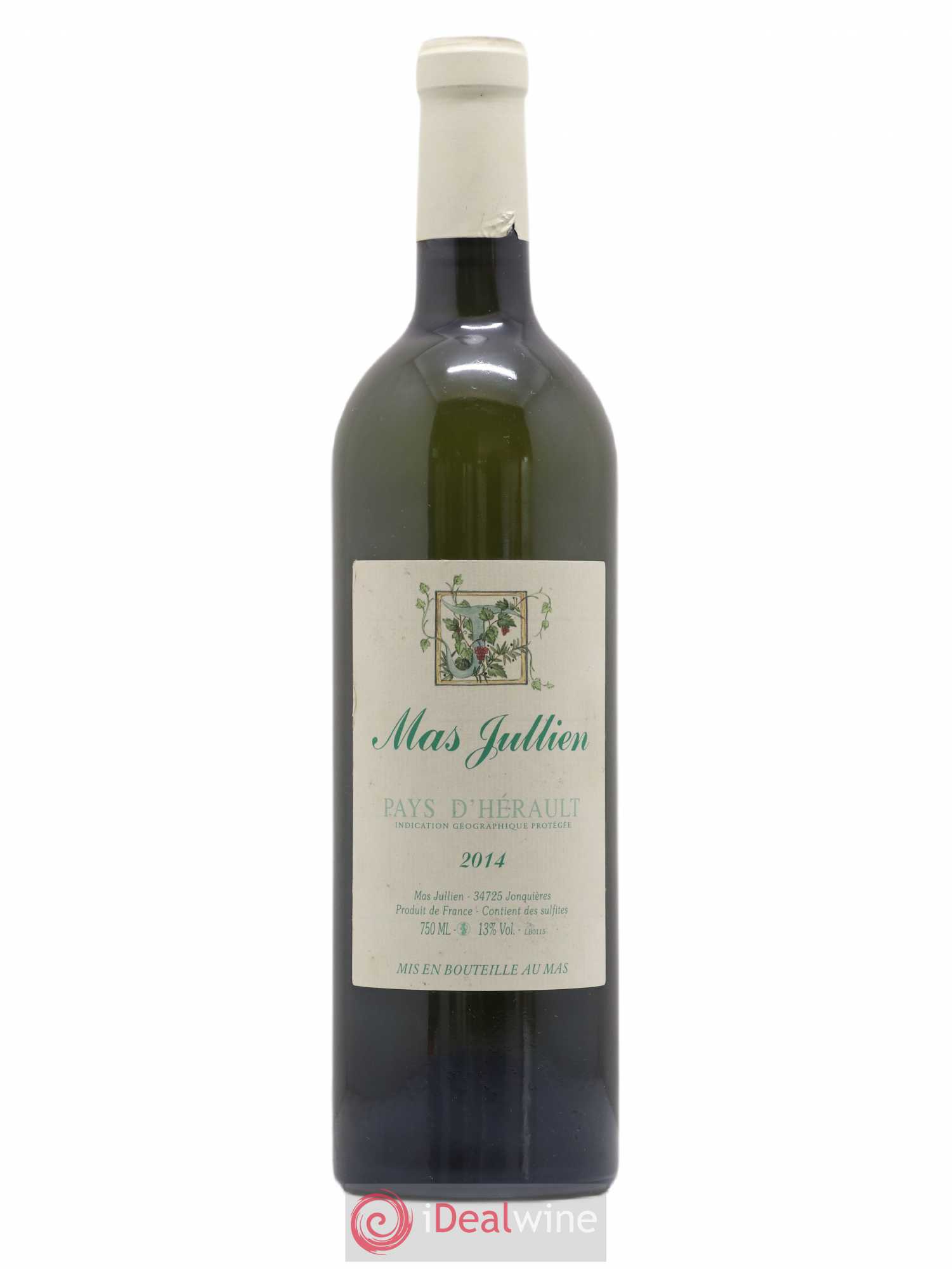 Pays d'Hérault Mas Jullien Olivier Jullien 2014 - Lot de 1 bouteille - 0