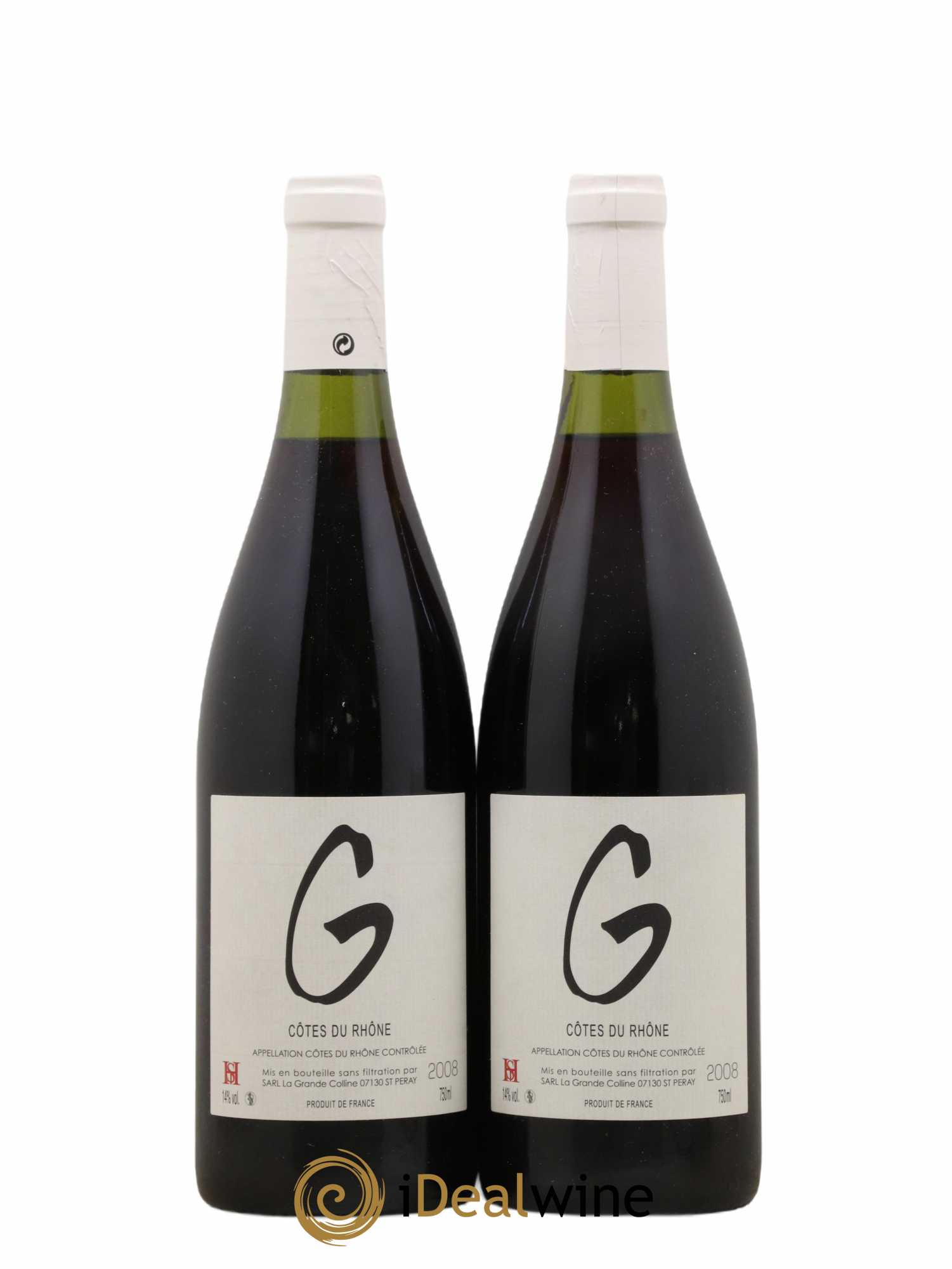 Côtes-du-Rhône Cuvée G Hirotake Ooka 2008 - Posten von 2 Flaschen - 0