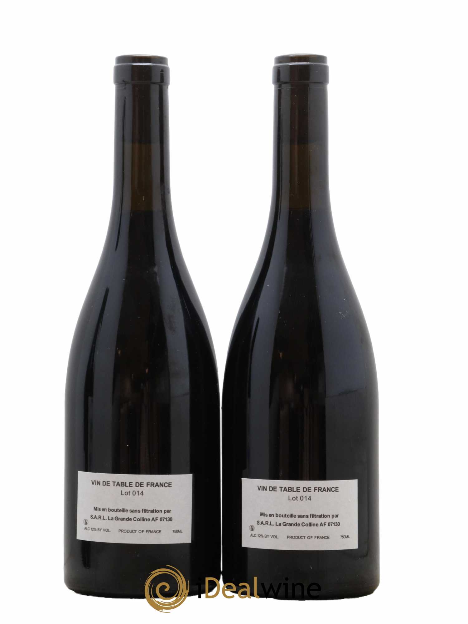 Vin de France (Ex Cornas) Hirotake Ooka - Domaine La Grande Colline 2014 - Lot de 2 bouteilles - 1