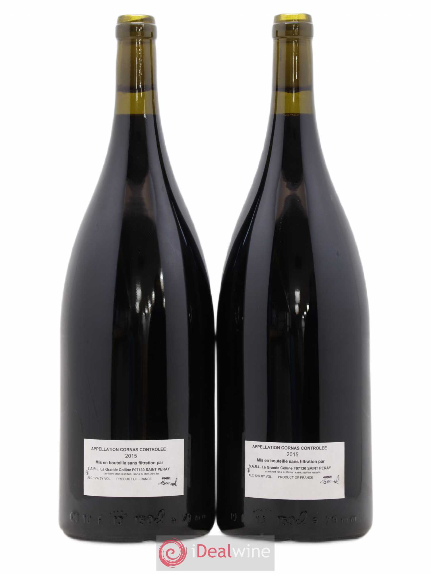 Cornas Hirotake Ooka - Domaine La Grande Colline 2015 - Lot de 2 magnums - 1