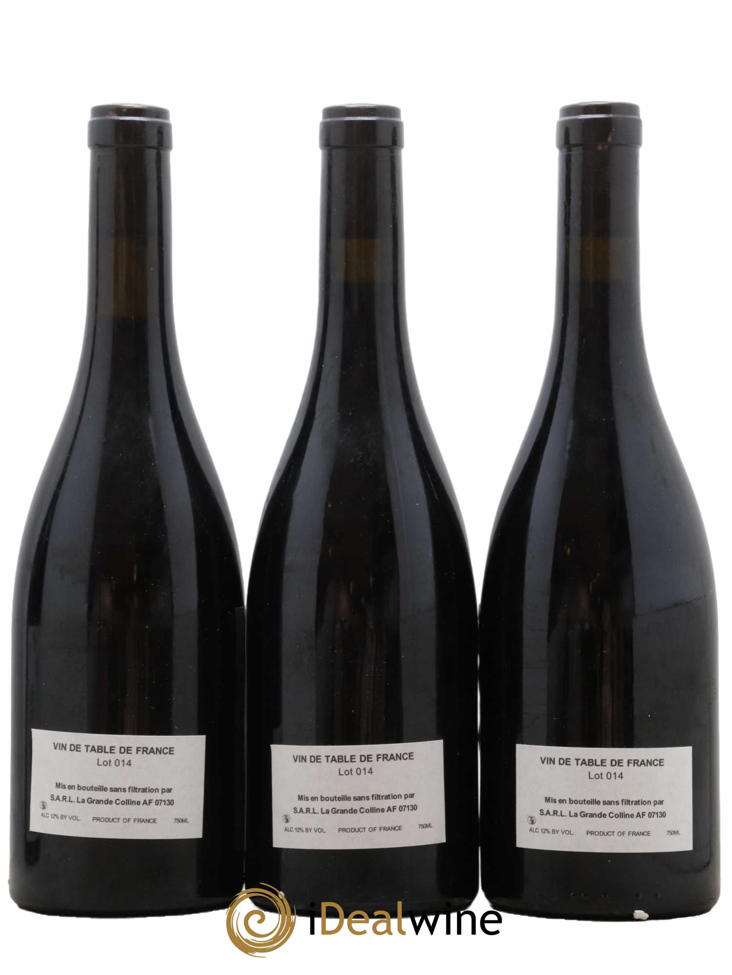 Vin de France (Ex Cornas) Hirotake Ooka - Domaine La Grande Colline 2014 - Lot de 3 bouteilles - 1