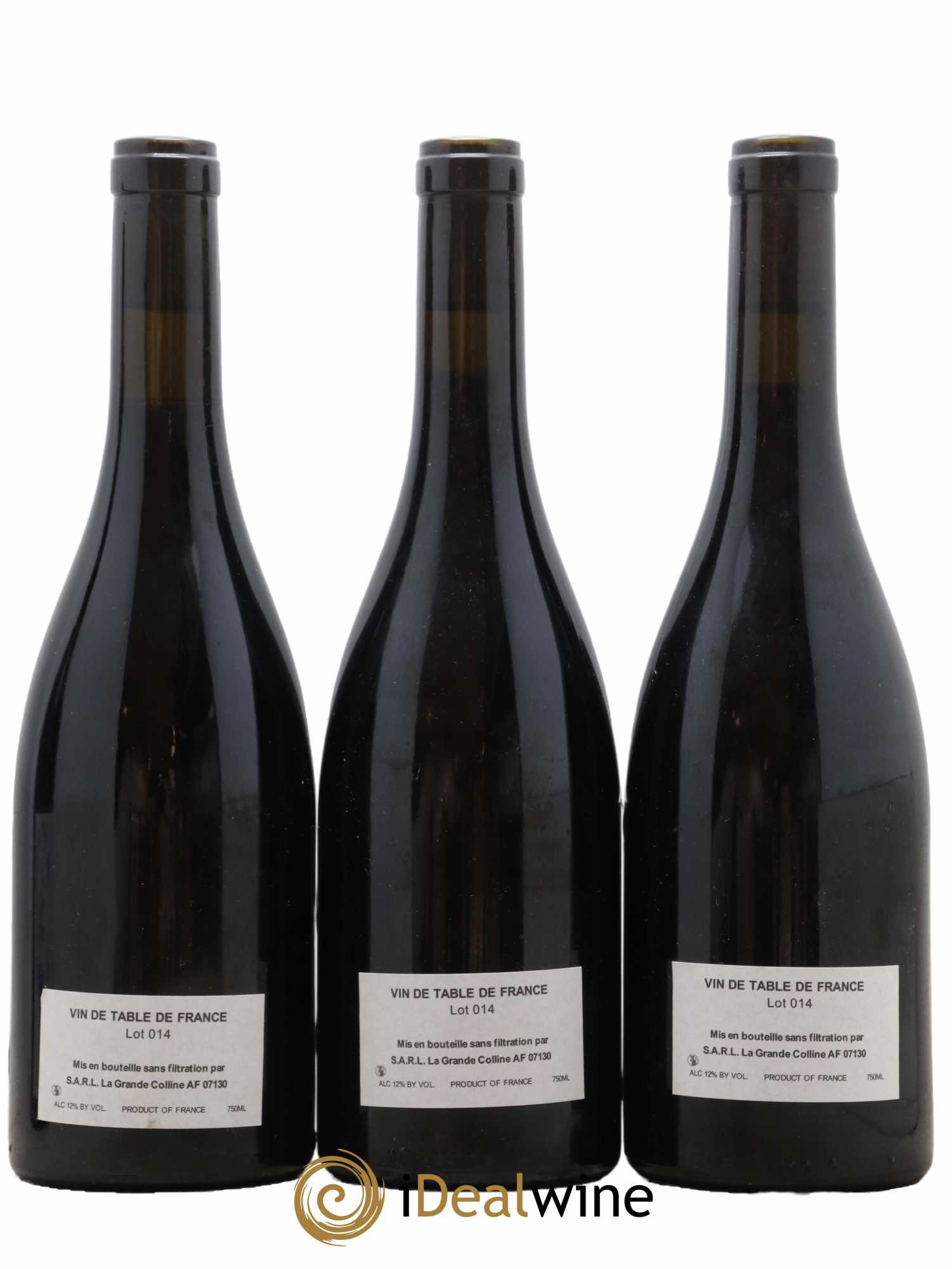 Vin de France (Ex Cornas) Hirotake Ooka - Domaine La Grande Colline 2014 - Lotto di 3 bottiglie - 1