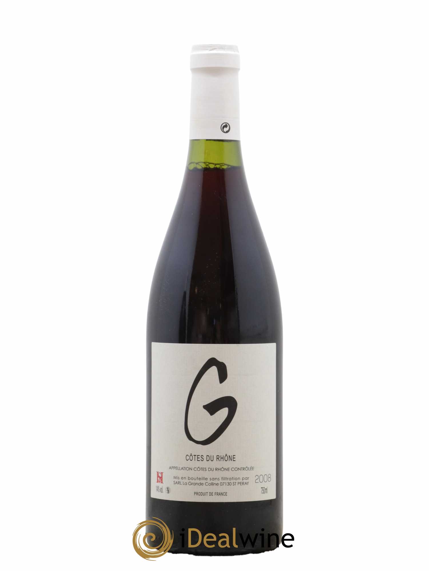 Vin de France Cuvée G Hirotake Ooka - Domaine La Grande Colline 2008 - Lot de 1 bouteille - 0