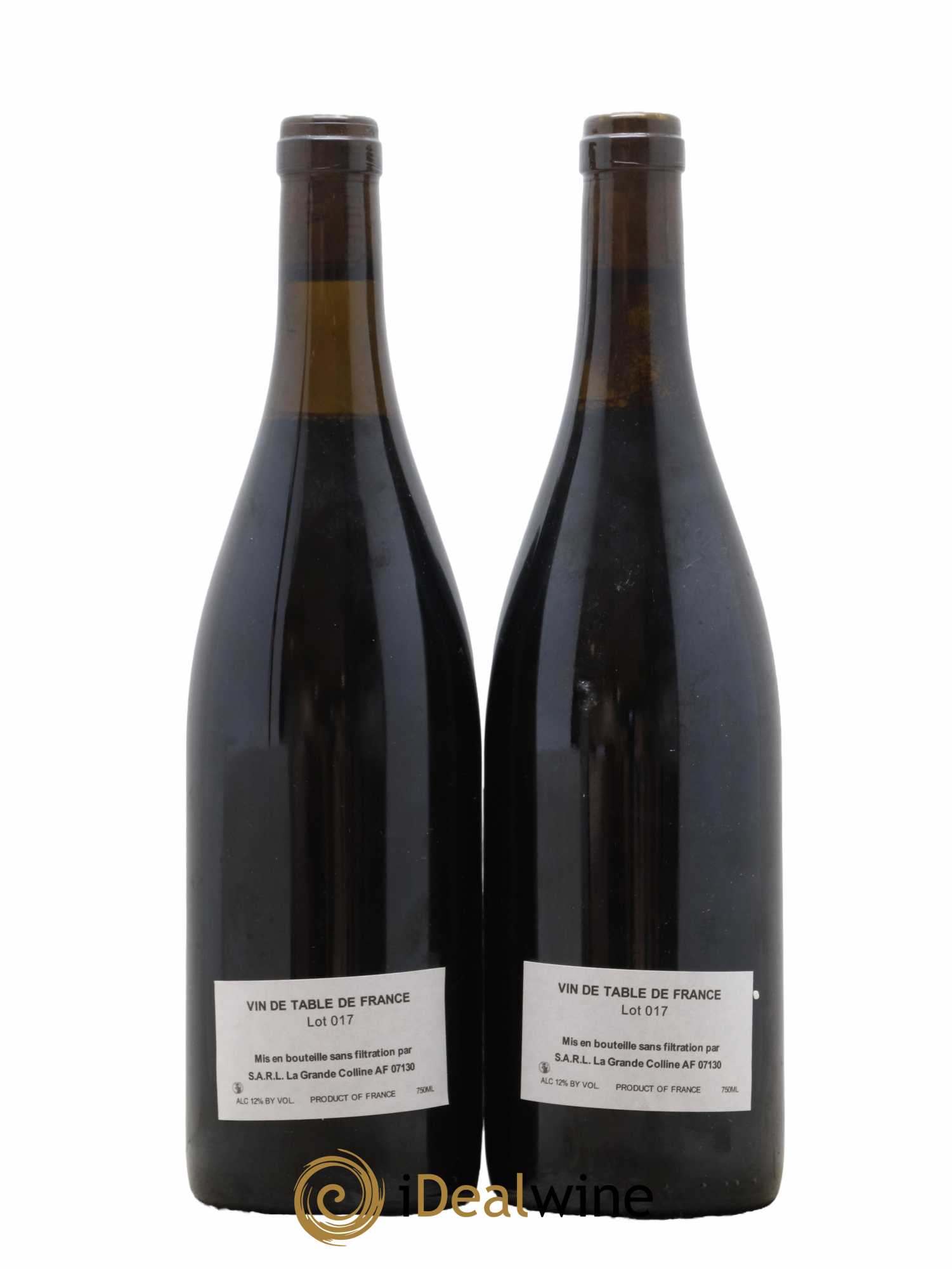 Vin de France (Ex Cornas) Hirotake Ooka - Domaine La Grande Colline 2017 - Lot de 2 bouteilles - 1